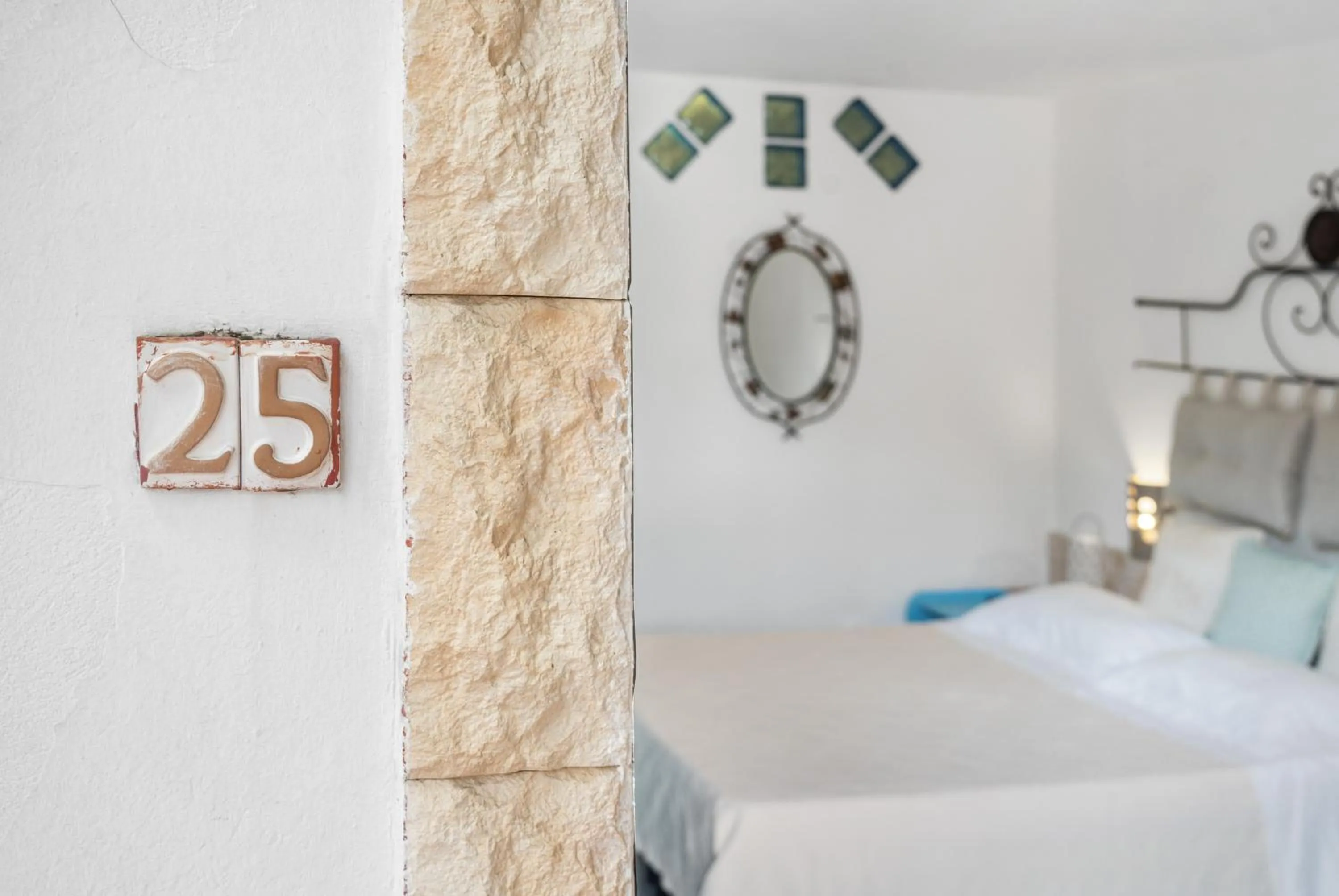 Living room, Bed in Sa Funtana