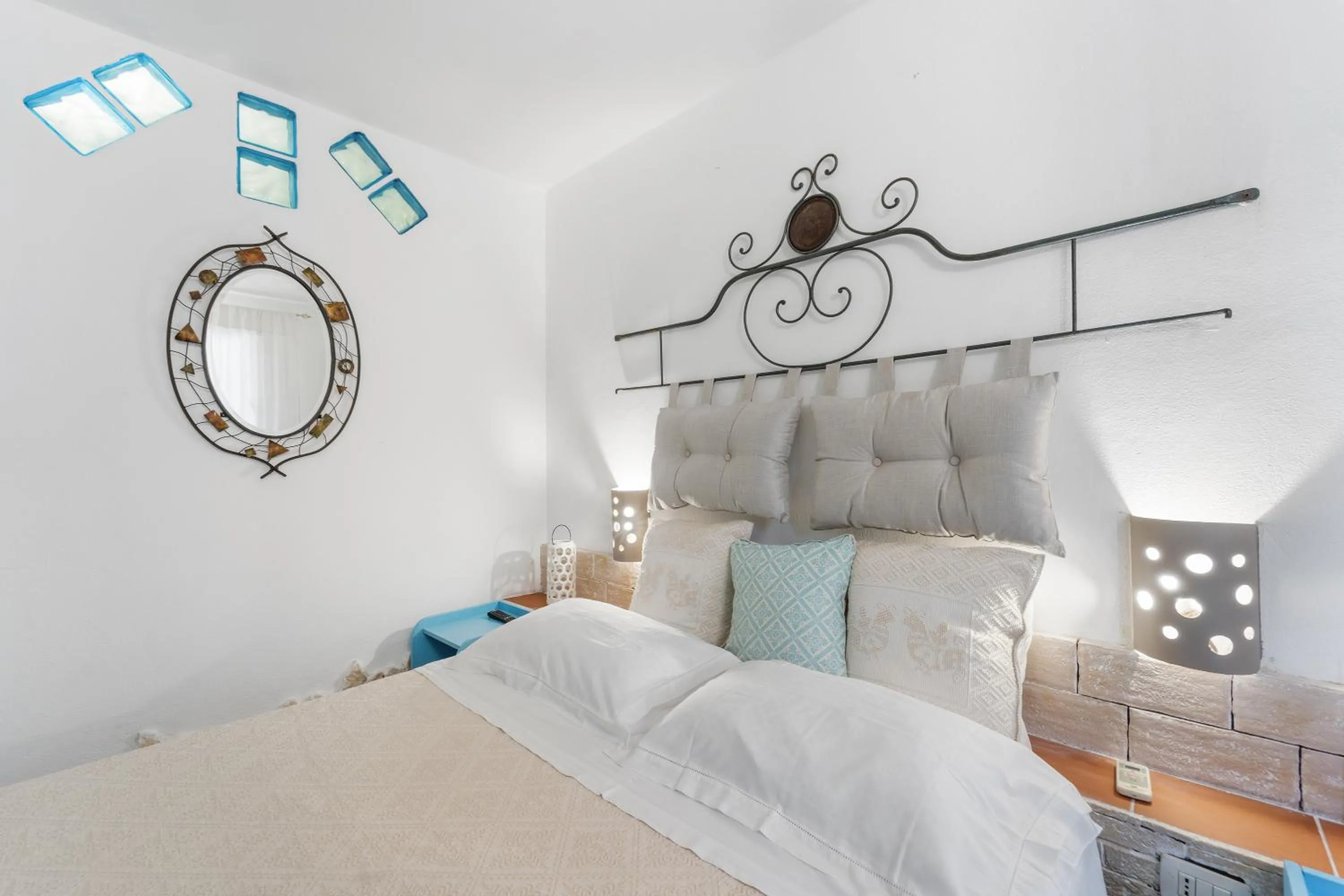 Living room, Bed in Sa Funtana