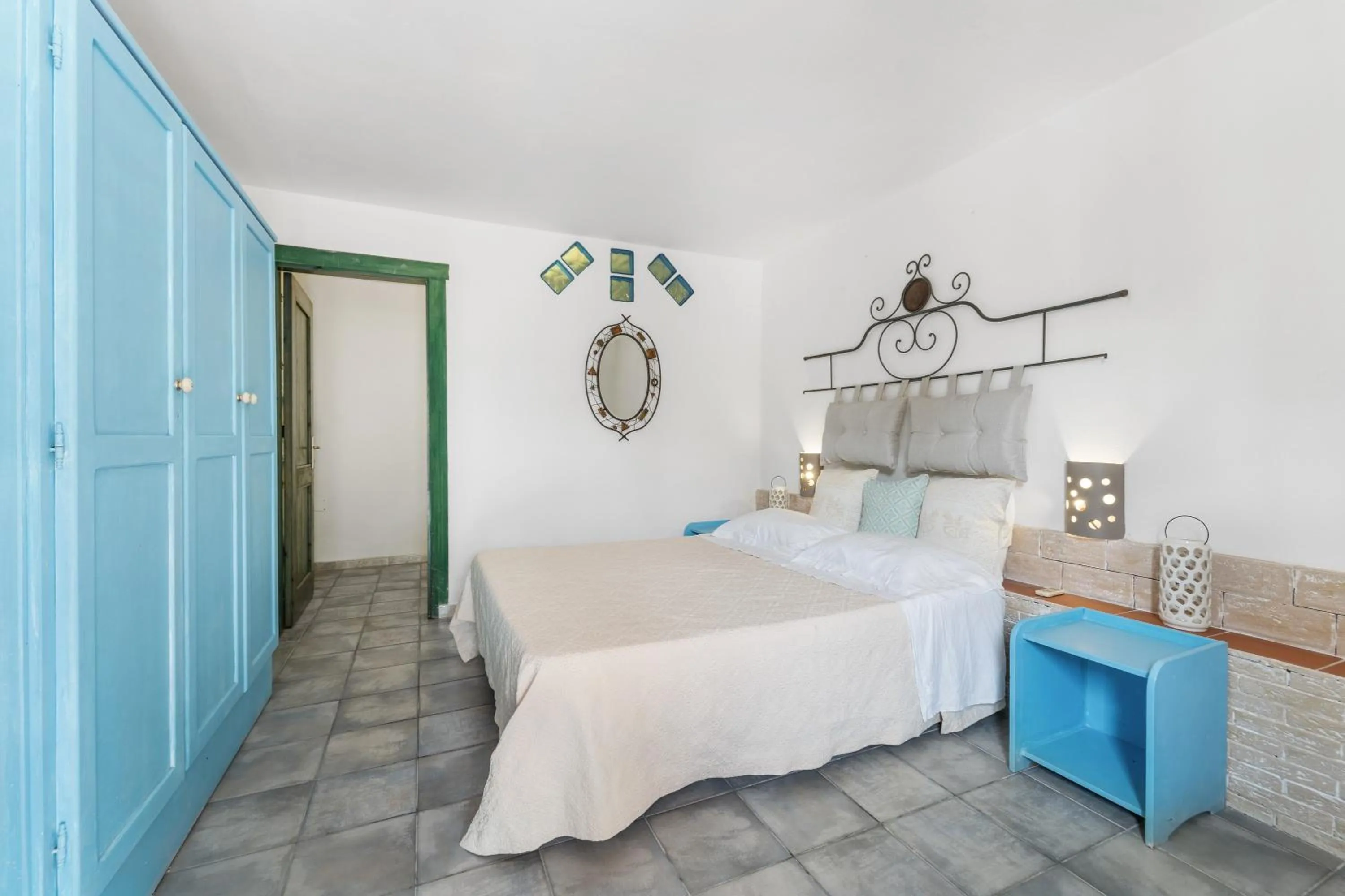 Living room, Bed in Sa Funtana