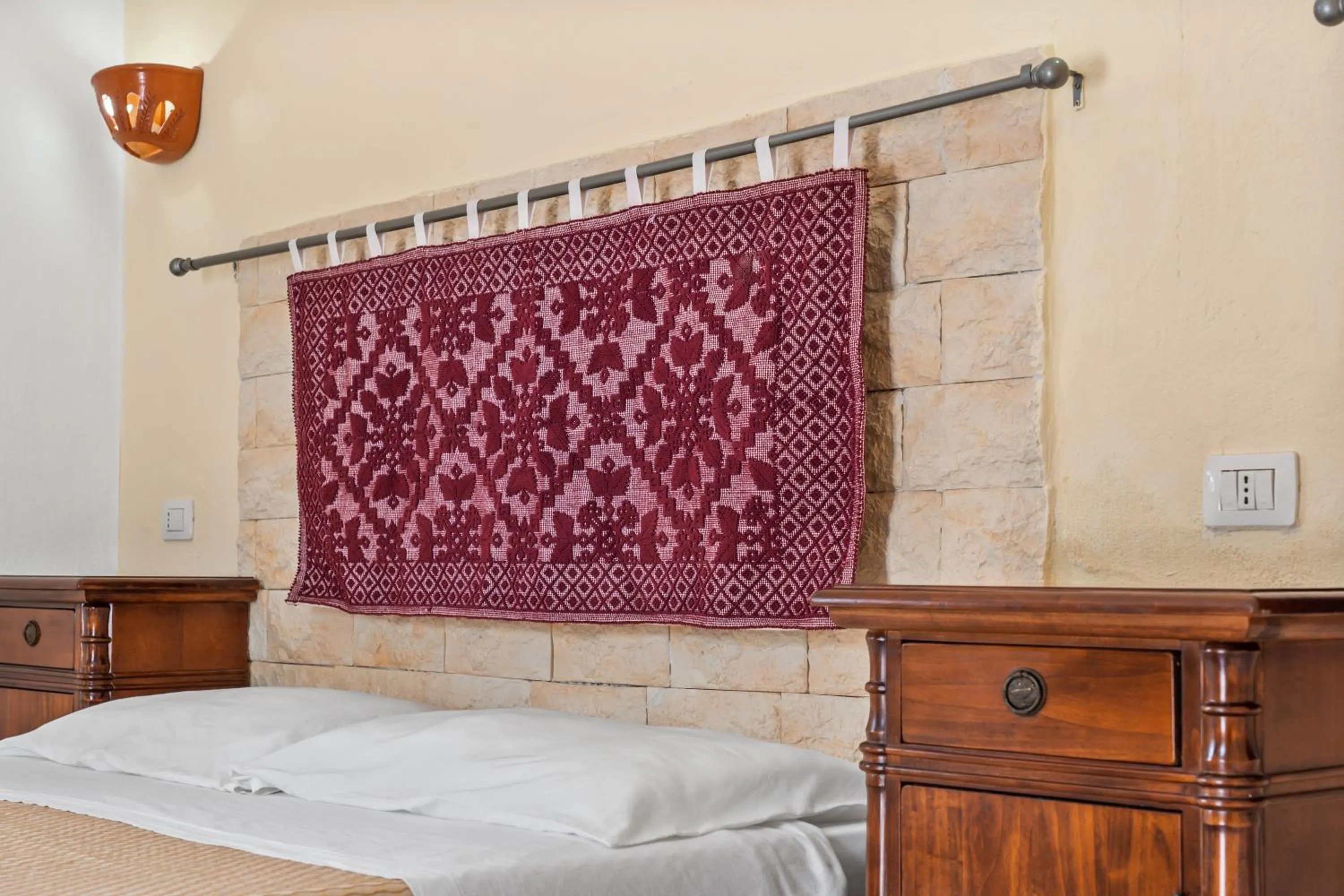 Living room, Bed in Sa Funtana