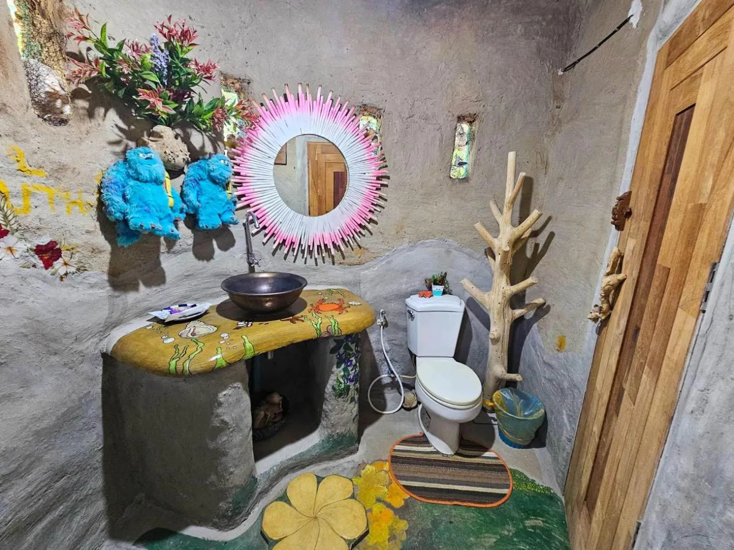 Bathroom in Clay House Chiang Mai By Alphatel