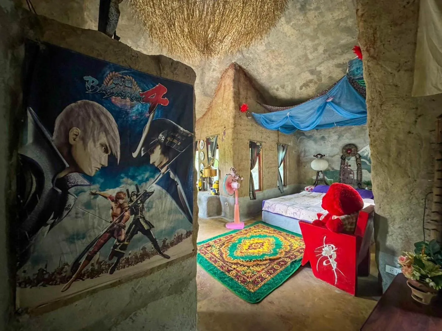 Photo of the whole room, Bed in Clay House Chiang Mai By Alphatel