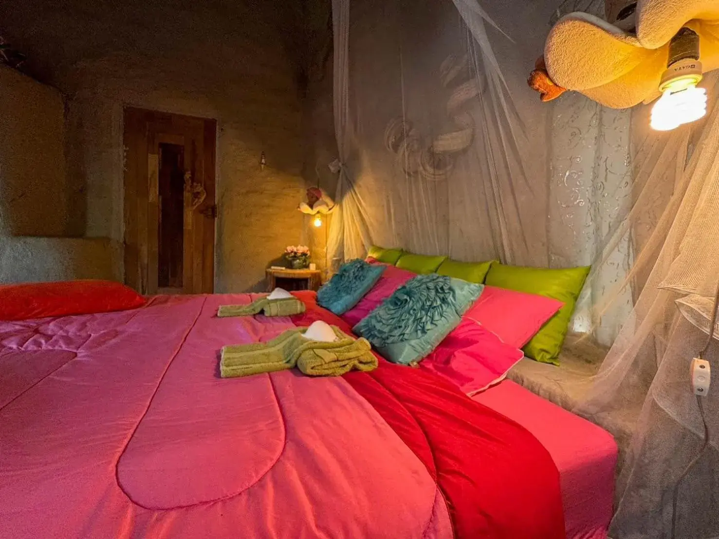 Bed in Clay House Chiang Mai By Alphatel Bed in Clay House Chiang Mai By Alphatel