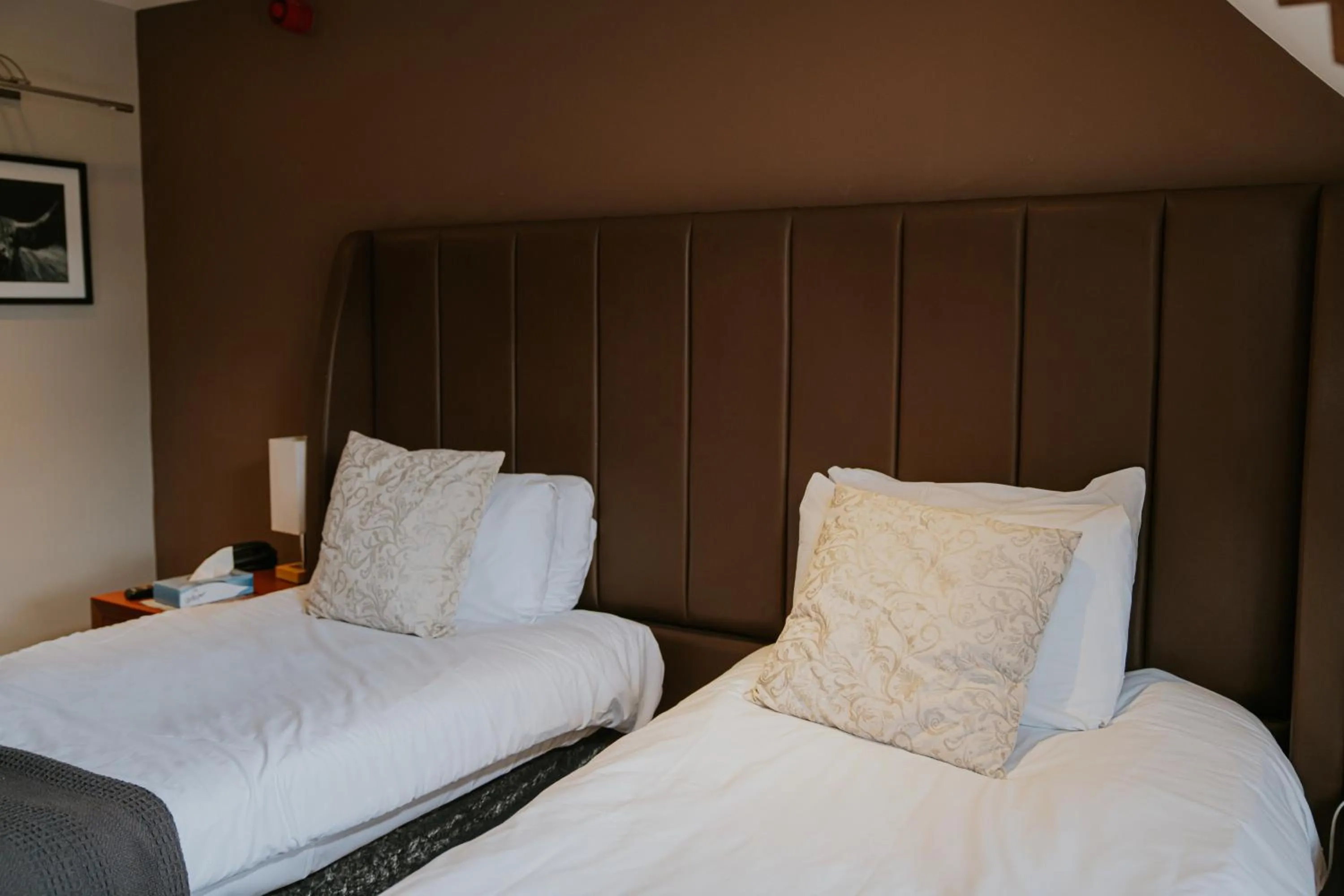 Bed in Redesdale Arms Hotel
