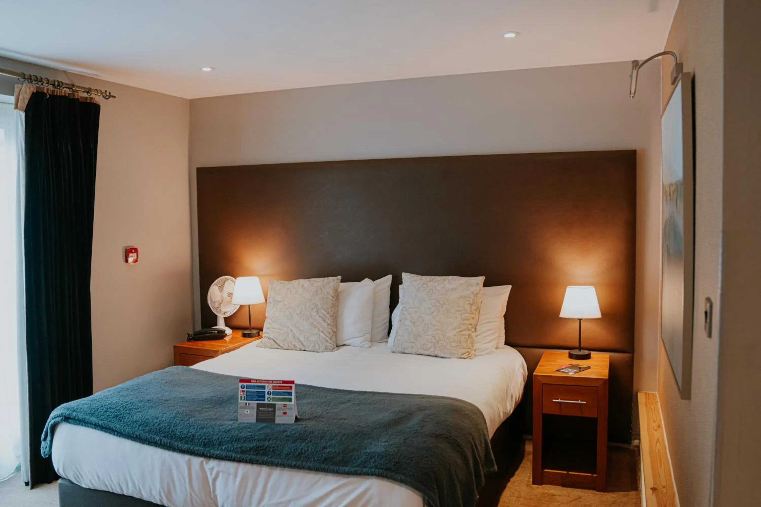 Bed in Redesdale Arms Hotel