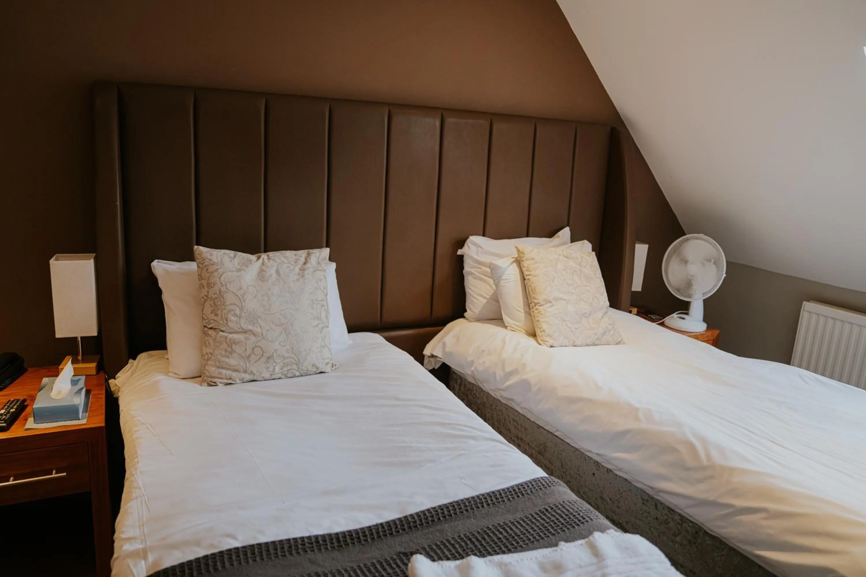 Bed in Redesdale Arms Hotel