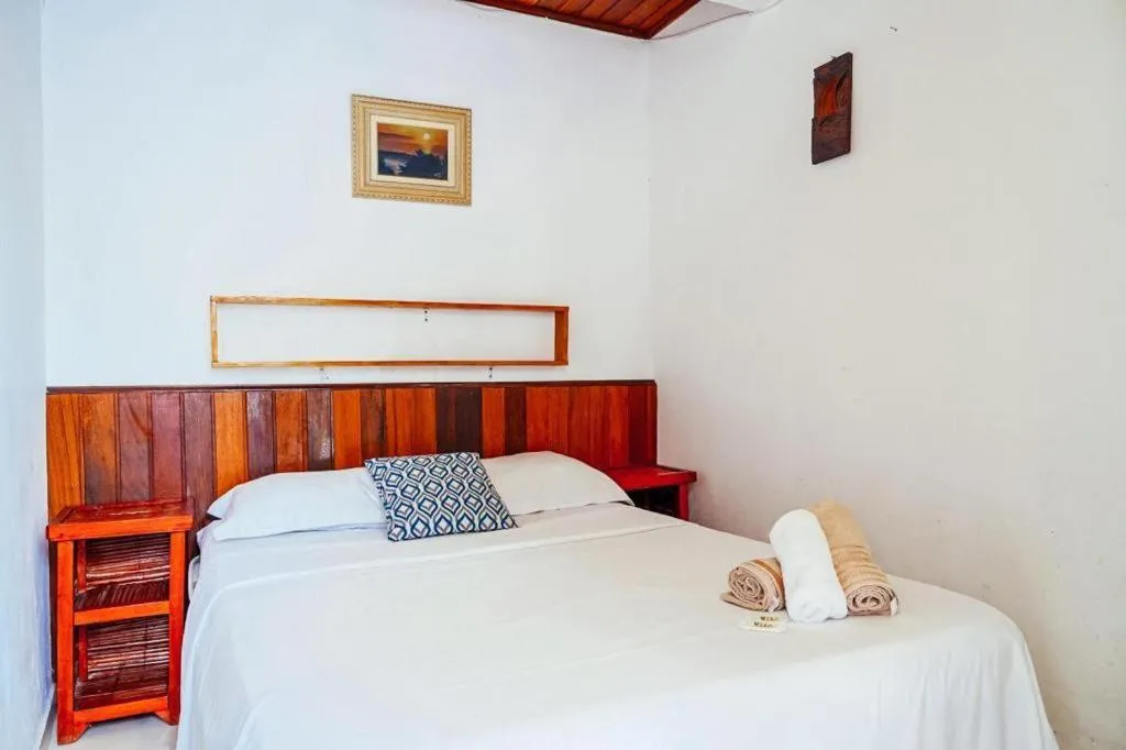 Bed in Pousada Vila Baiana