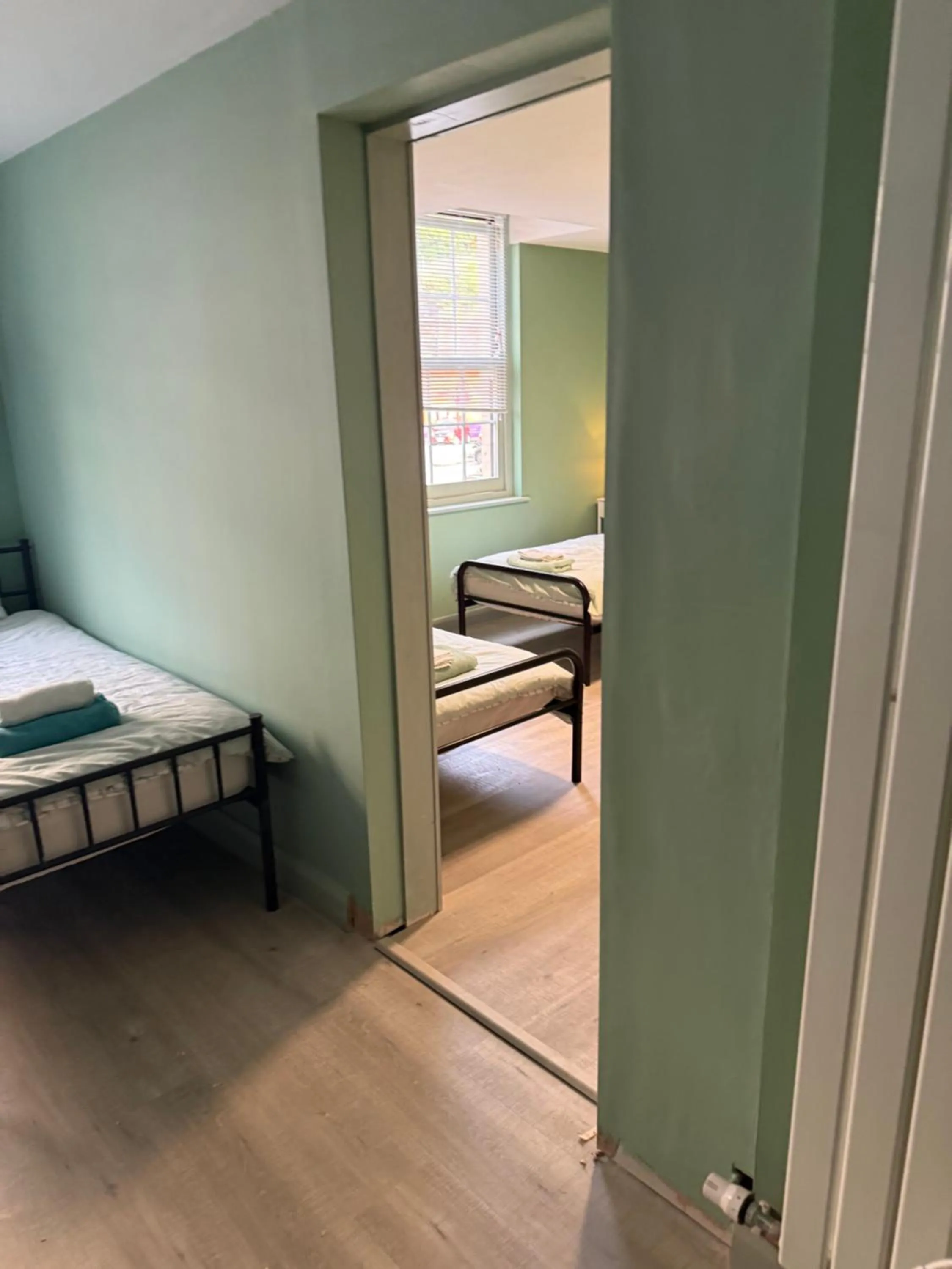 Bed in Tumbledown Hotel