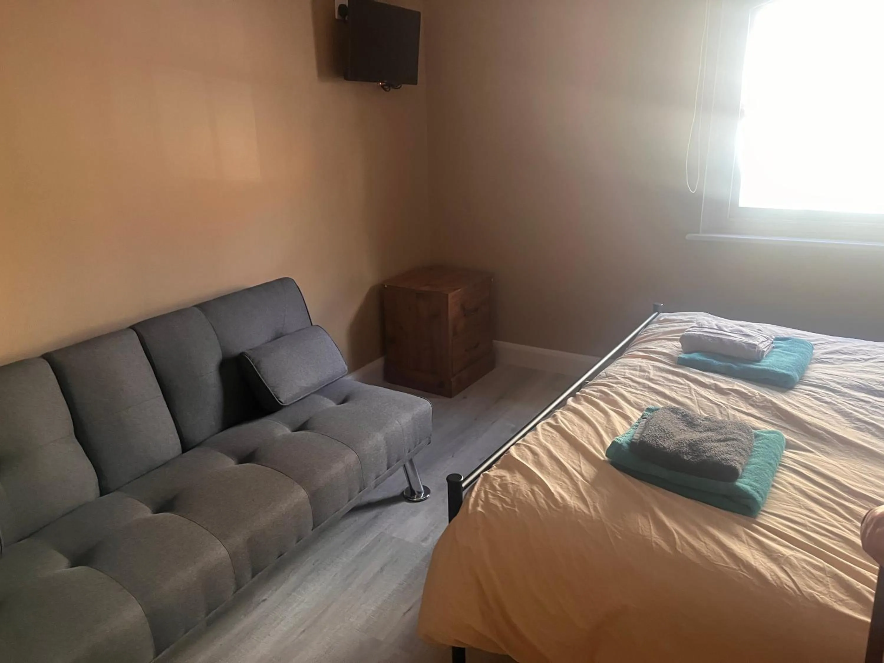 Bed in Tumbledown Hotel