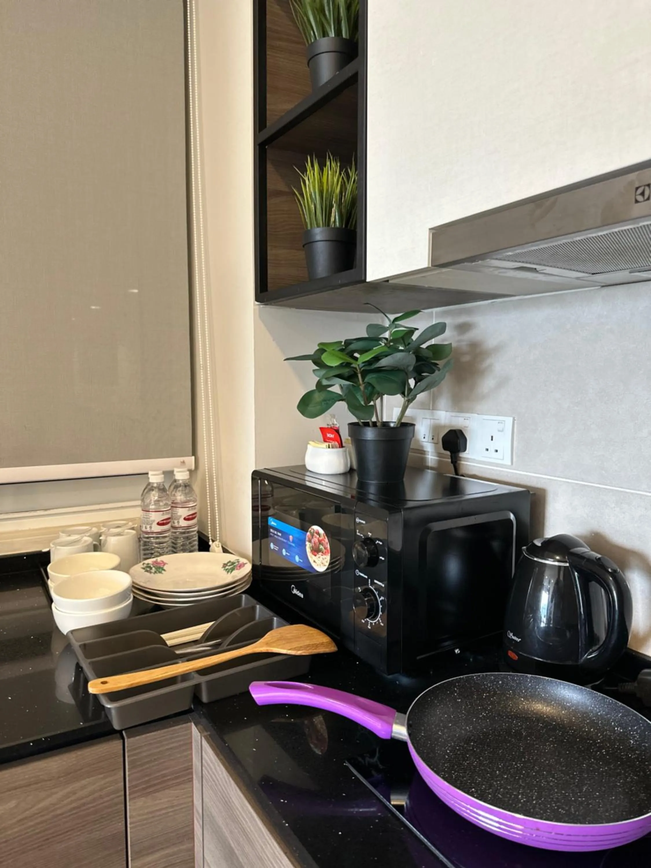 Kitchen or kitchenette in Genting Windmill Homestay