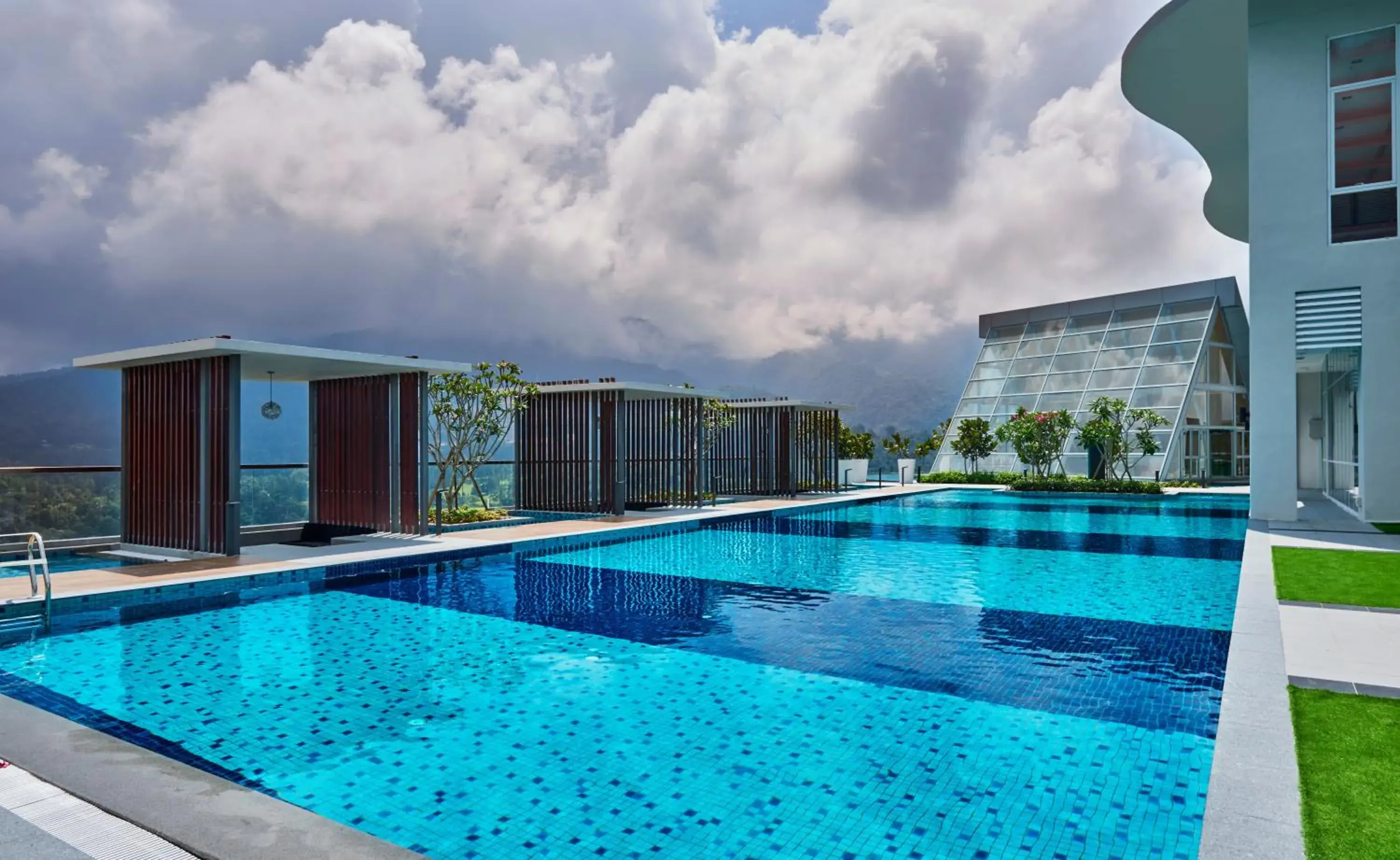 Pool view in Genting Windmill Homestay Pool view in Genting Windmill Homestay