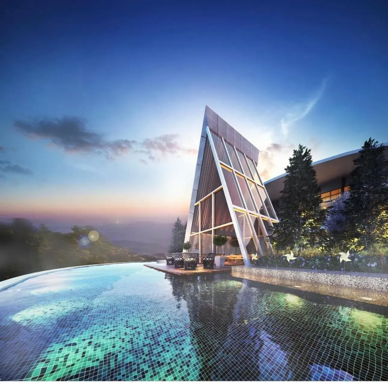 Property building in Genting Windmill Homestay Property building in Genting Windmill Homestay