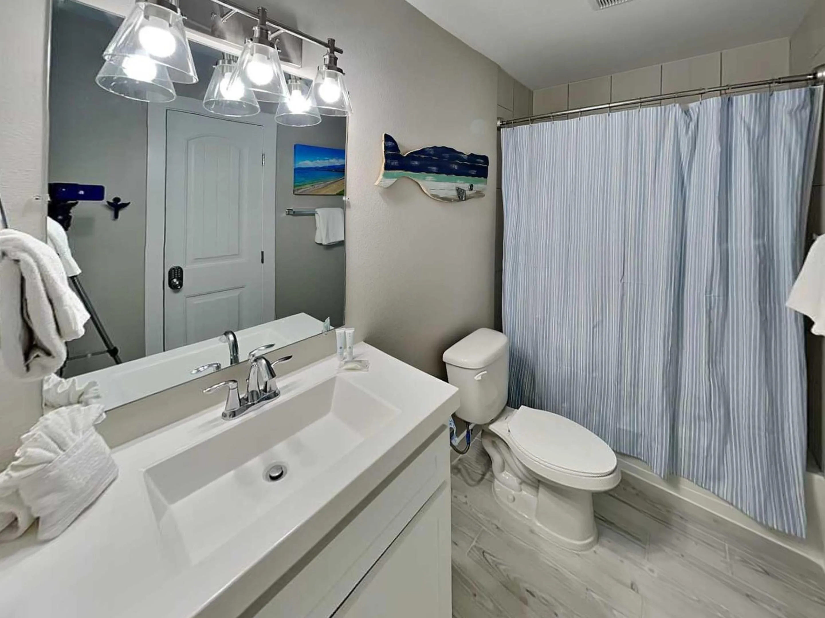 Shower in The Blue Heron