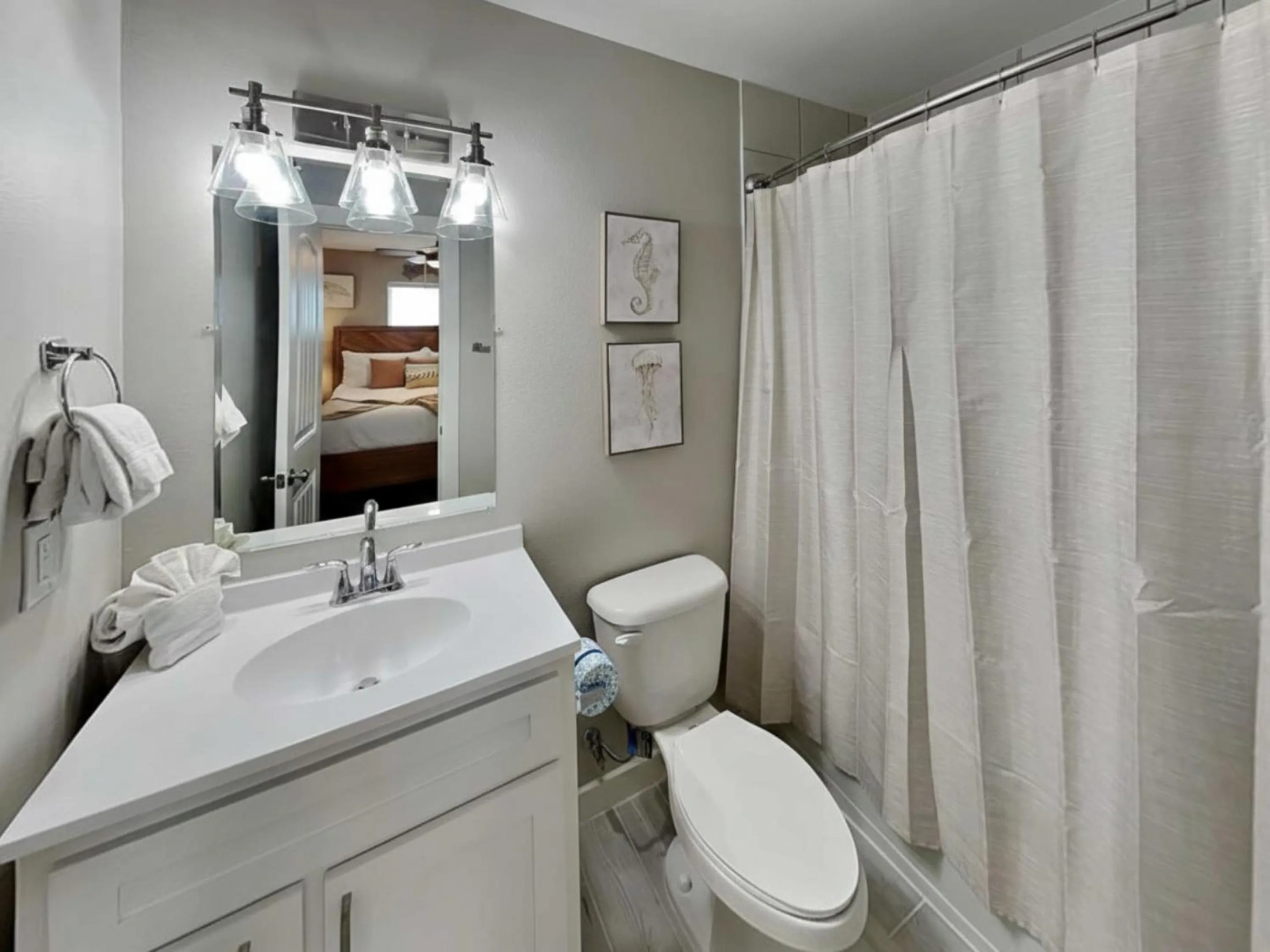 Shower in The Blue Heron