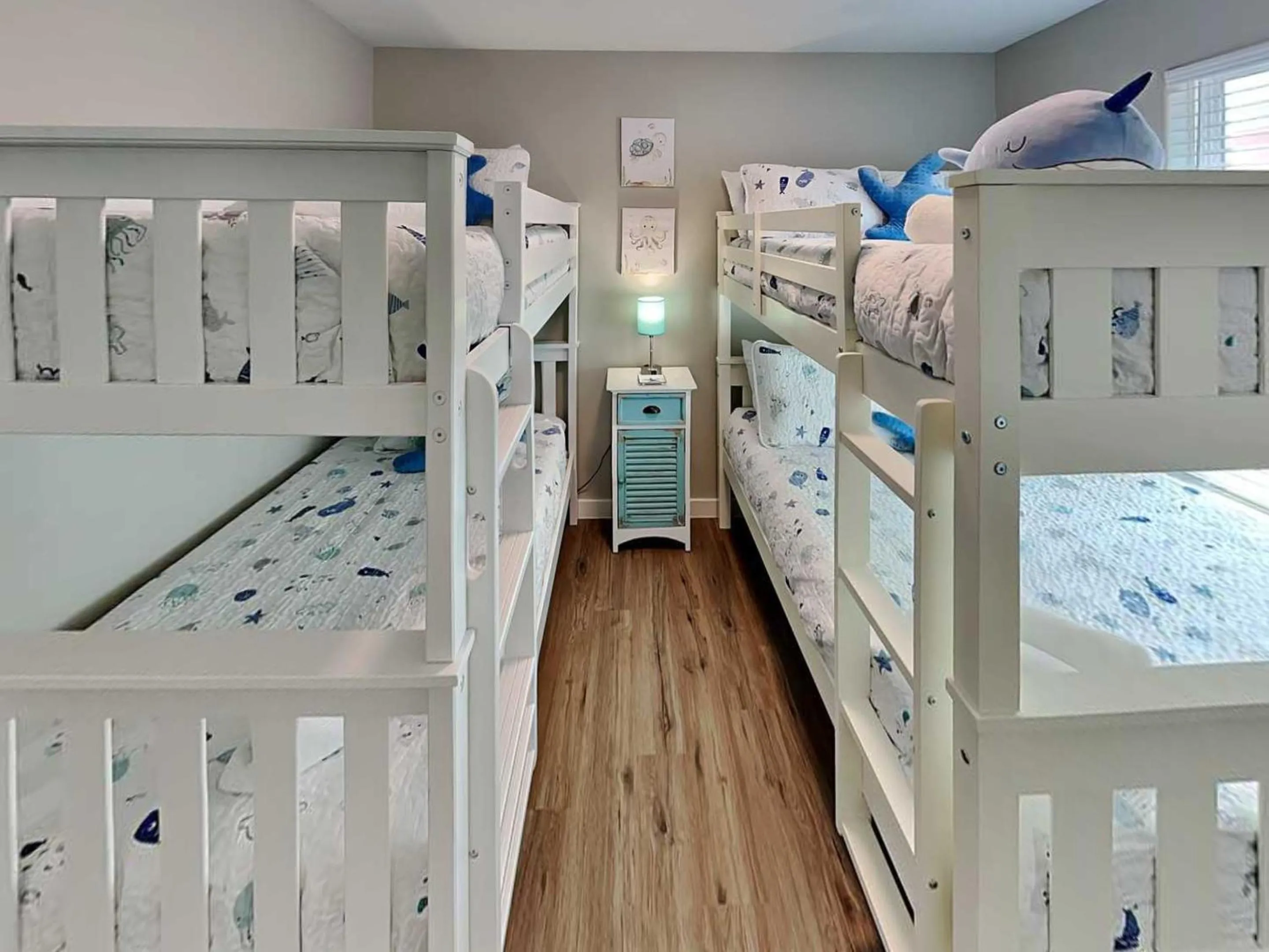 Bed in The Blue Heron