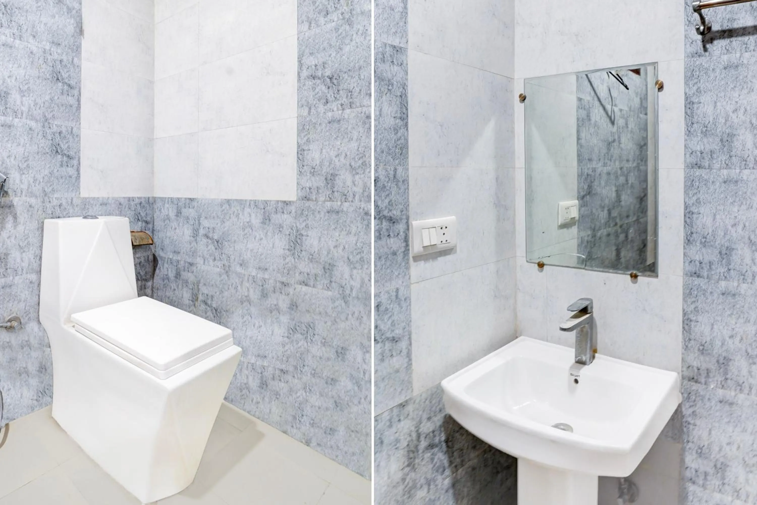 Bathroom in Hotel O Delhi Airport Stay