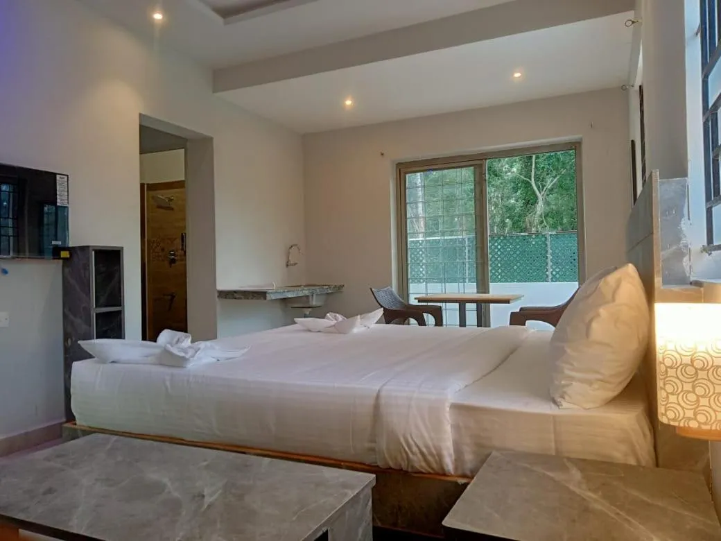 Bed in Hotel Peppers