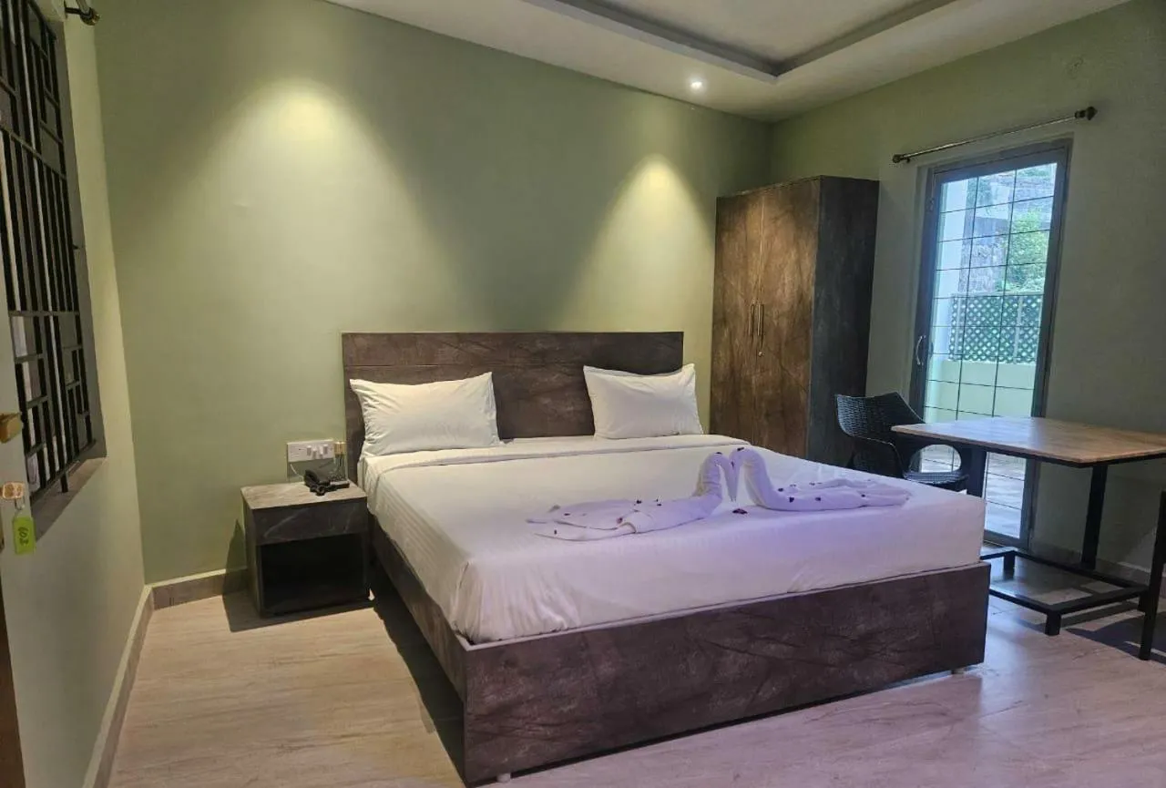 Bed in Hotel Peppers
