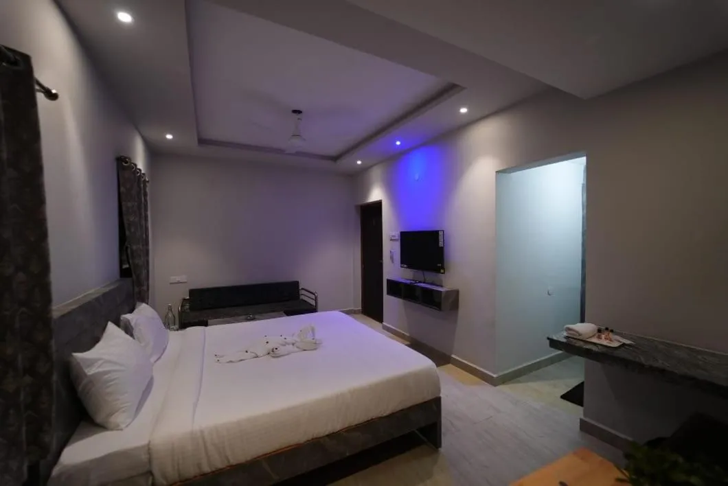 Bed in Hotel Peppers