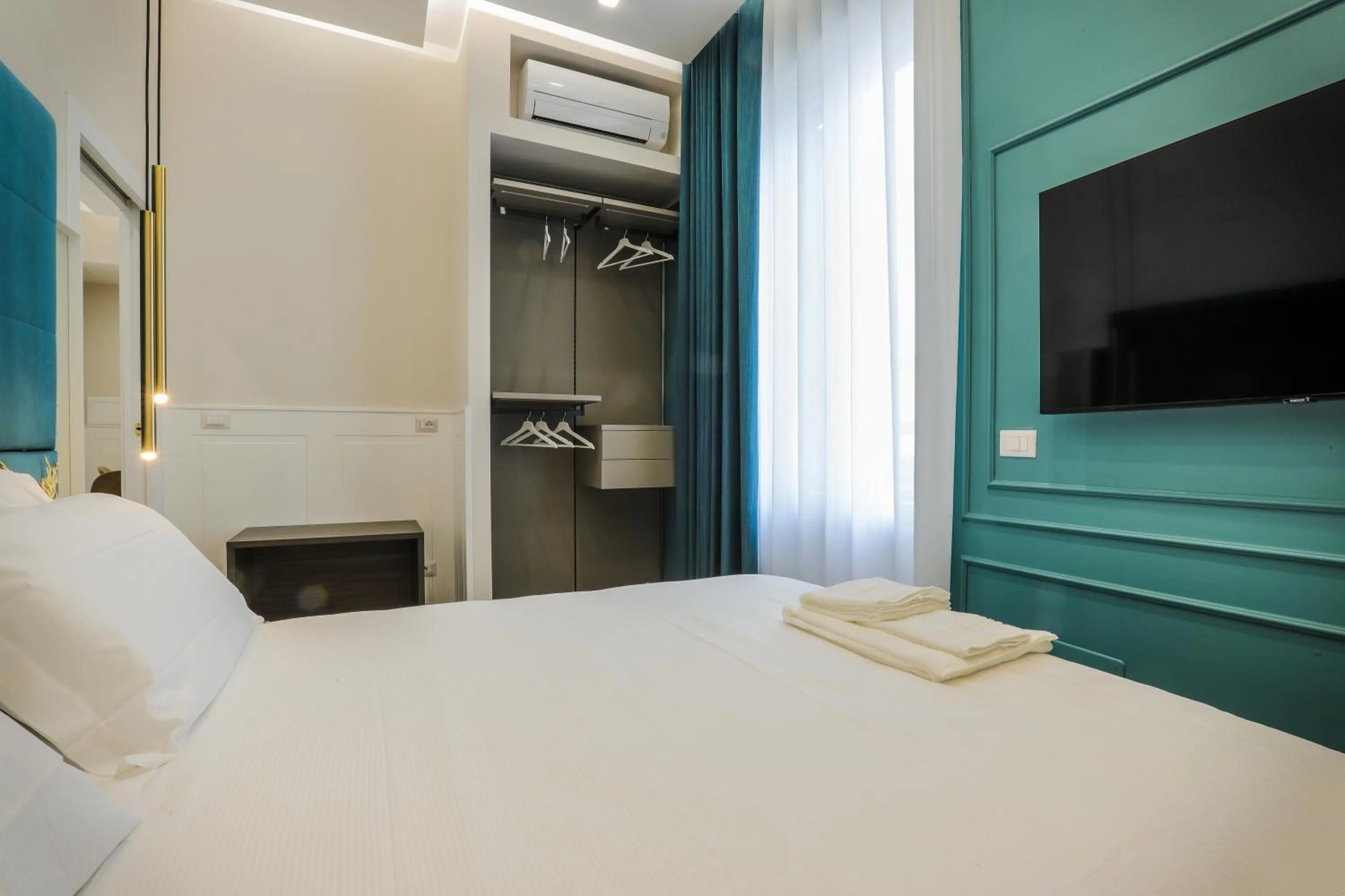 Bed in Conte Relais Suite