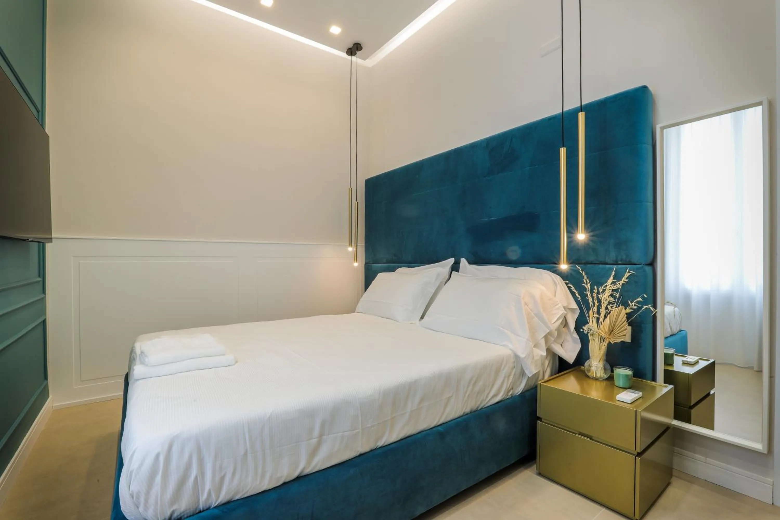 Bed in Conte Relais Suite