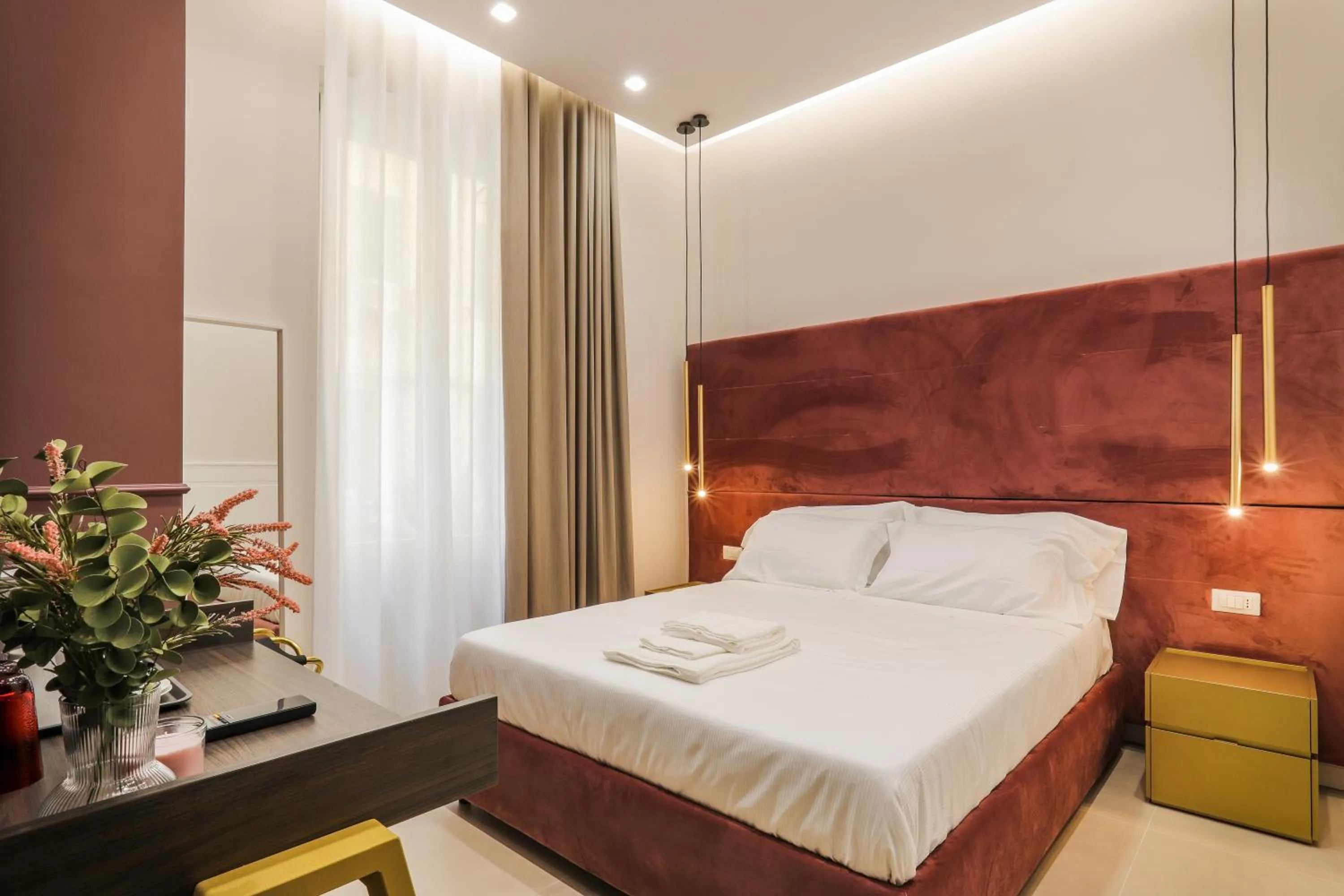 Bed in Conte Relais Suite