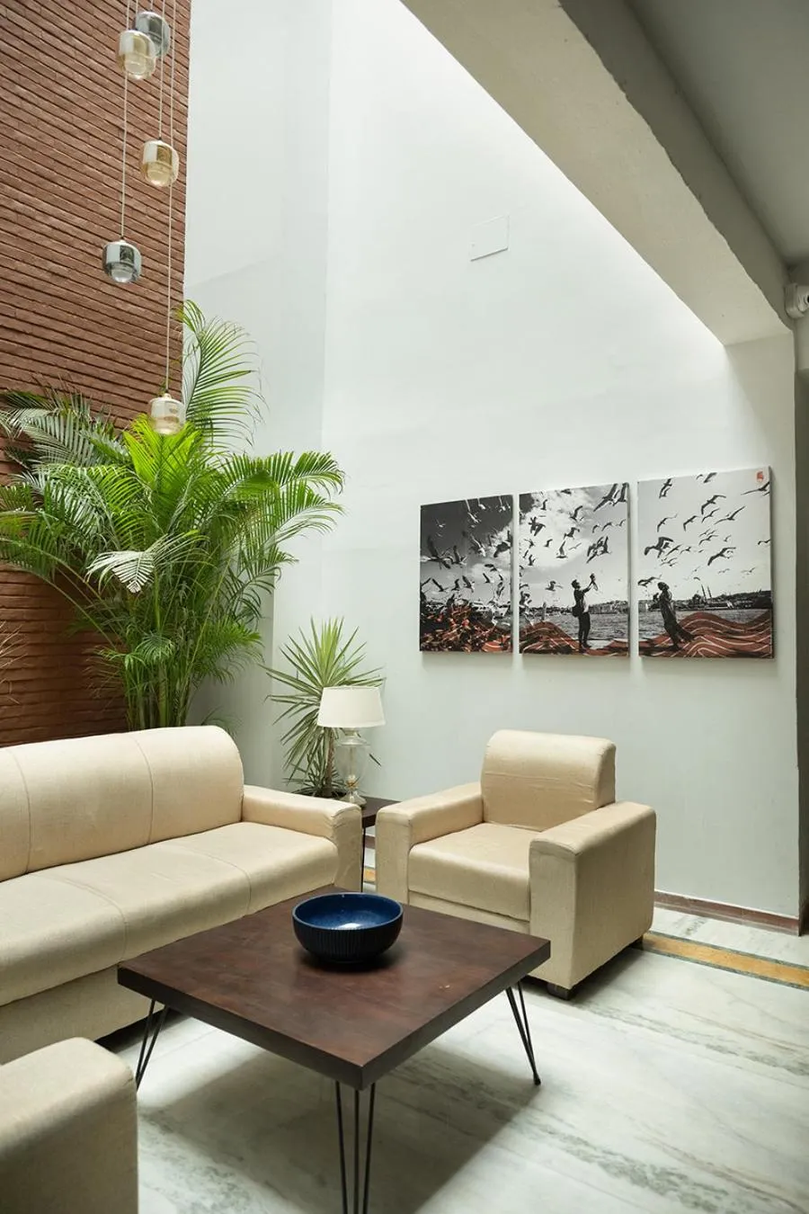 Seating area in Firebrick Boutique Residences - AMETHYST HOUSE