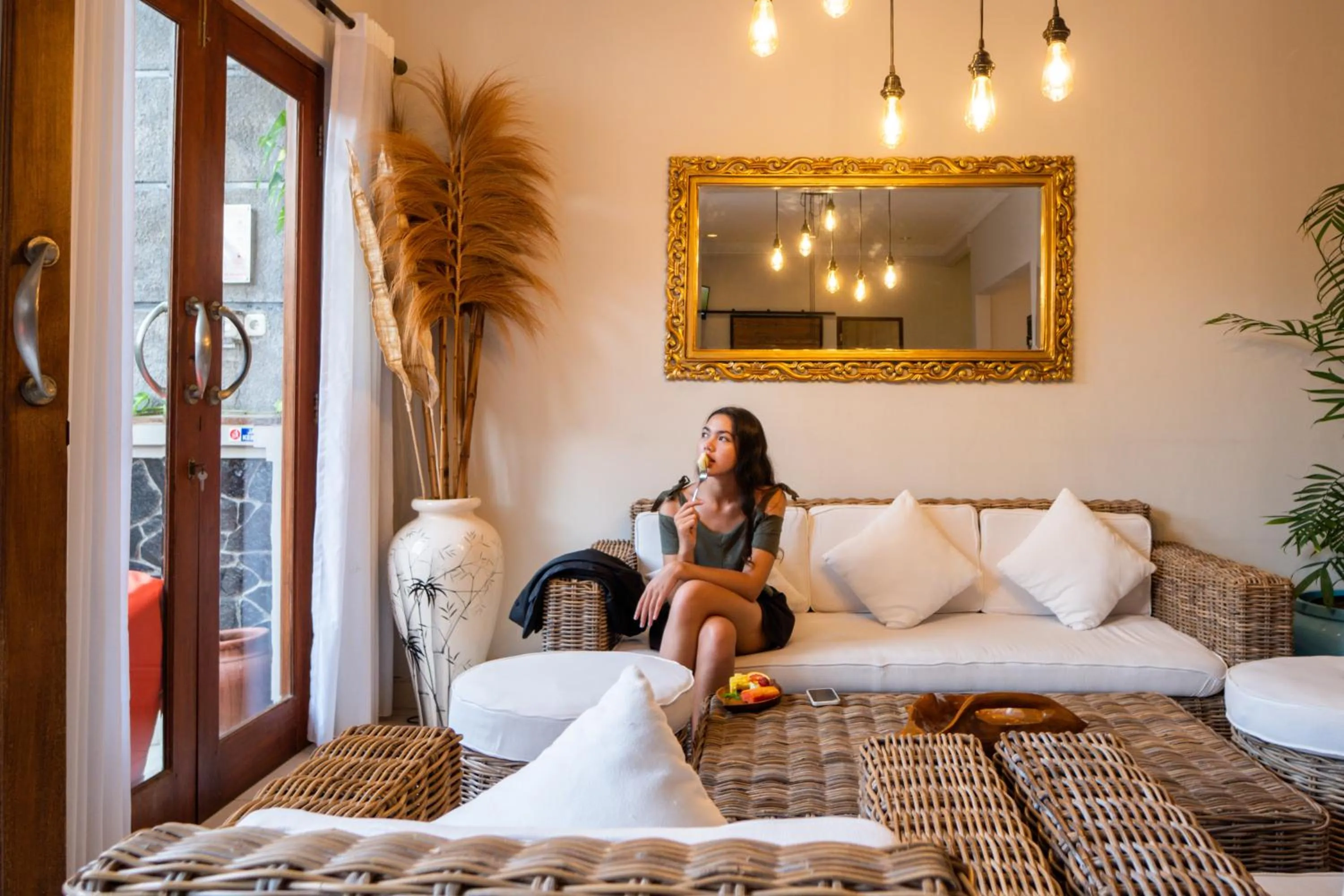 People in De Tropen Jogja Villa