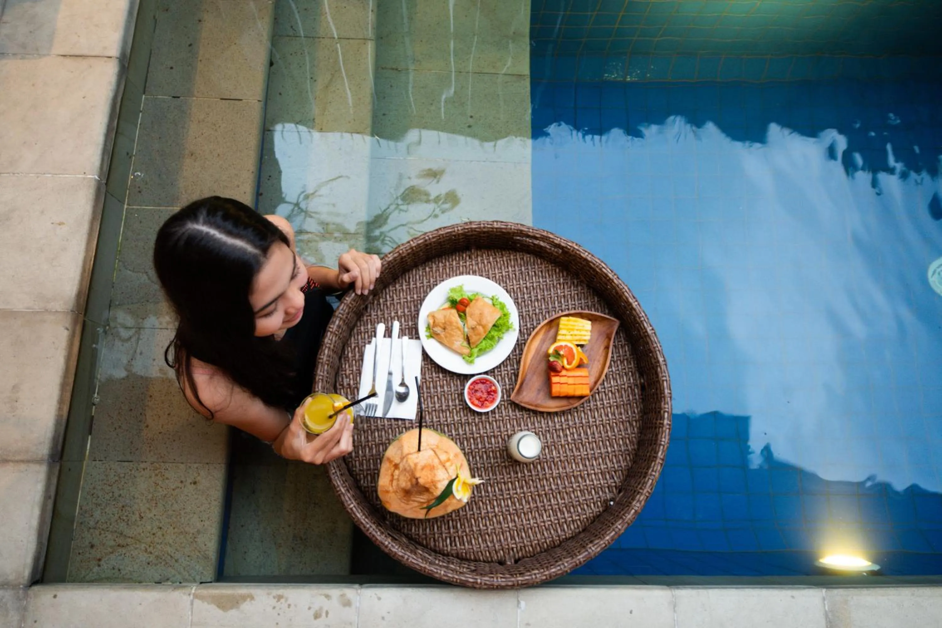 Food and drinks in De Tropen Jogja Villa