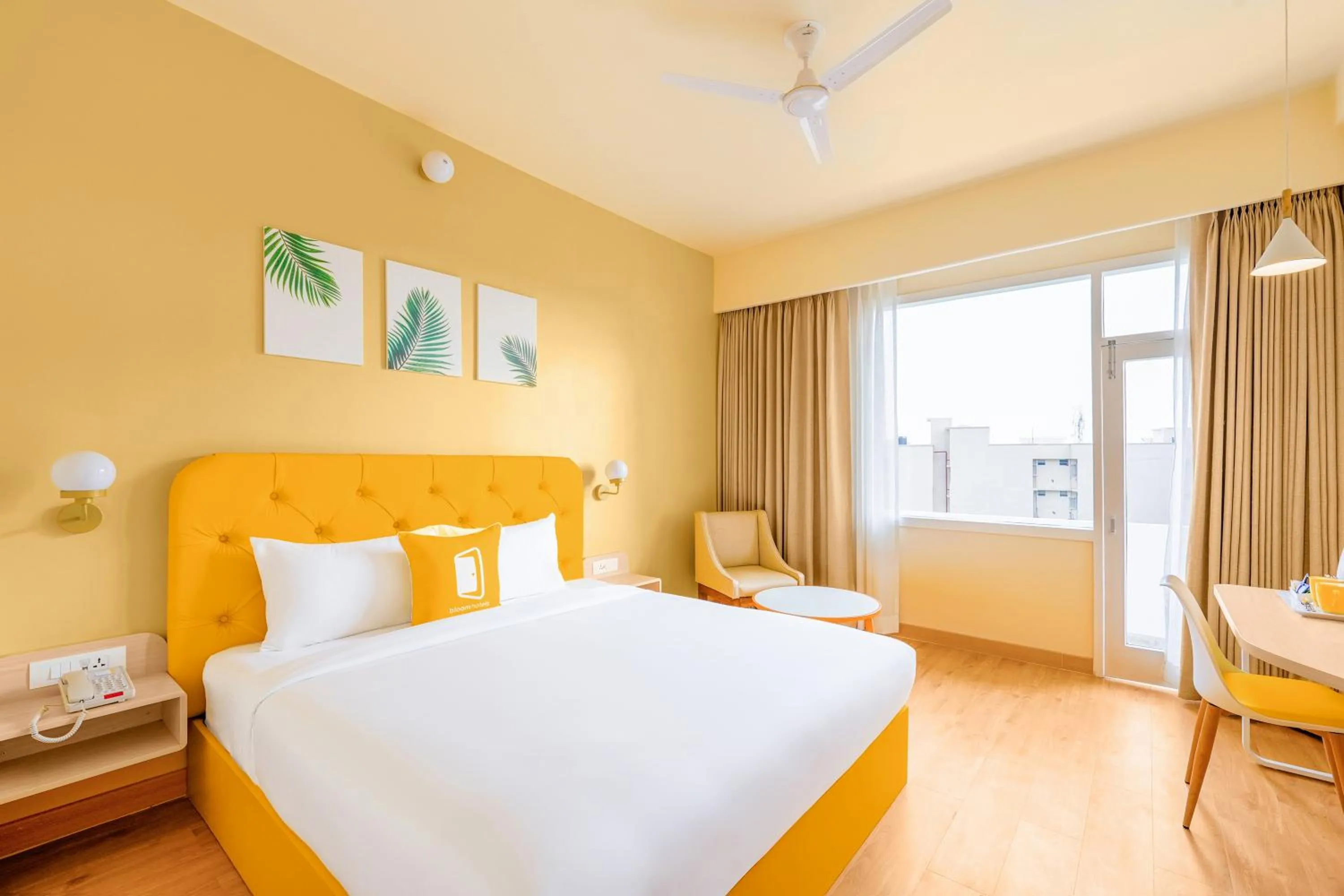 Bedroom, Bed in Bloom Hotel - Katra