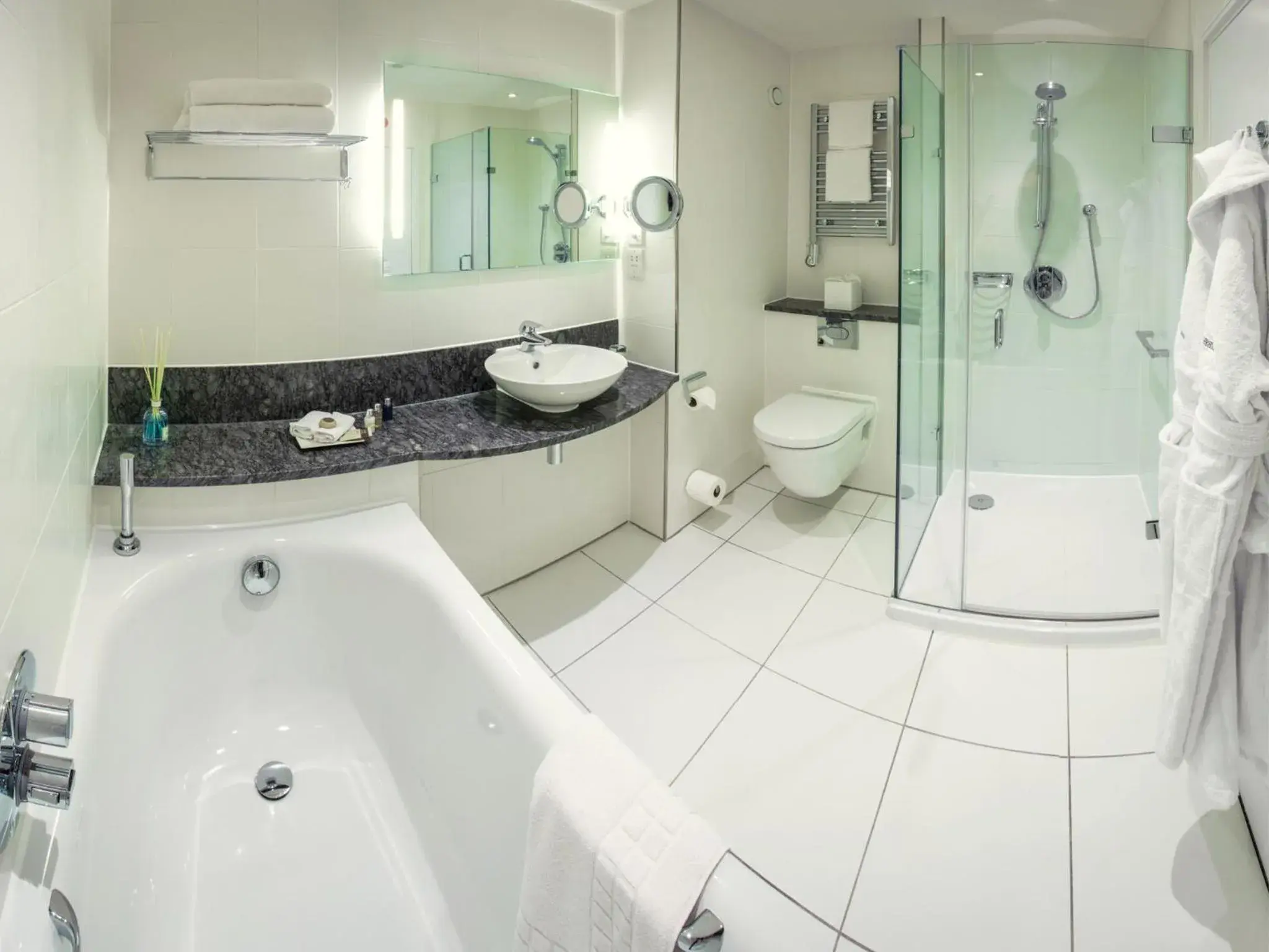 Bathroom in Bedford Lodge Hotel & Spa Bathroom in Bedford Lodge Hotel & Spa