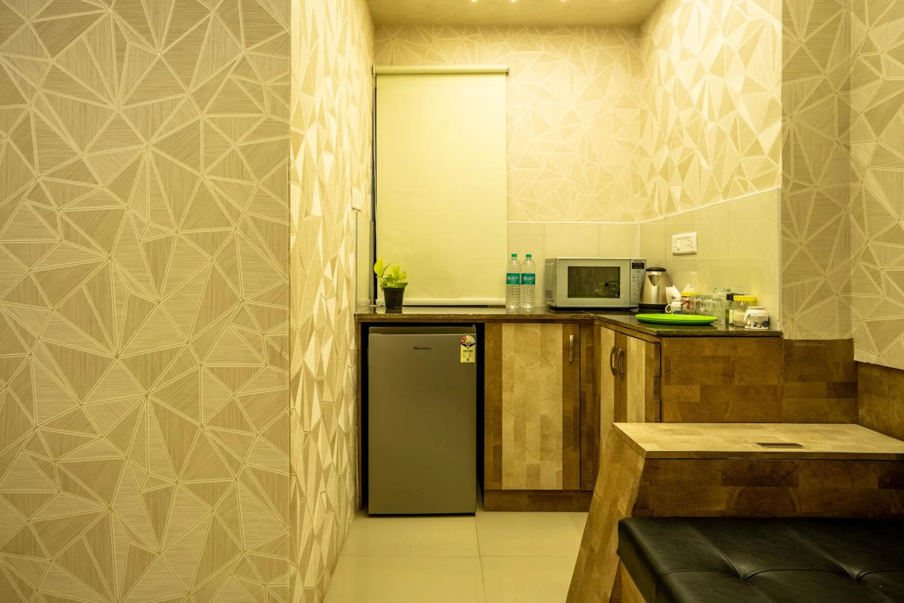 Kitchen or kitchenette in Seasons Suites Koramangala