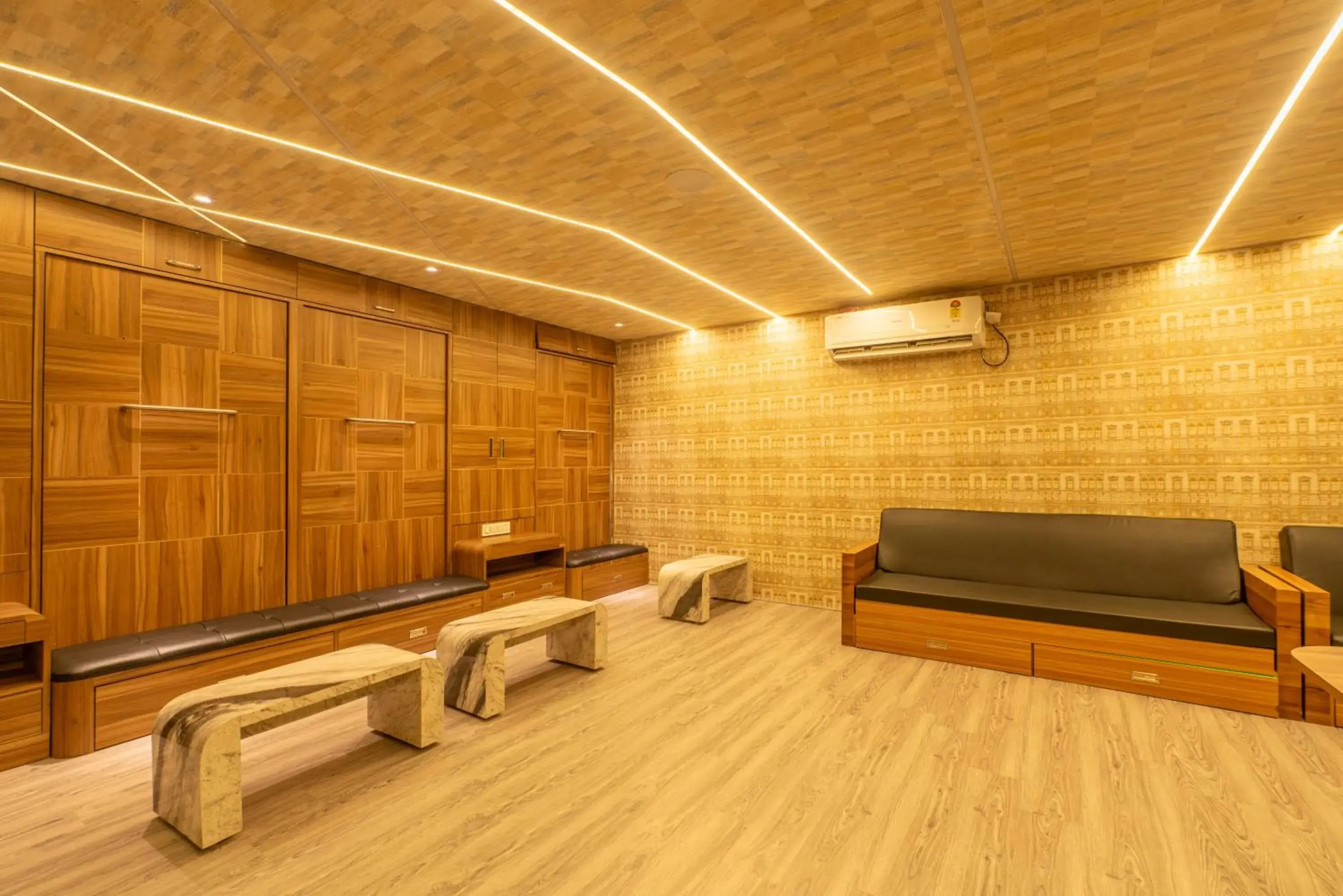 Seating area in Seasons Suites Koramangala Seating area in Seasons Suites Koramangala