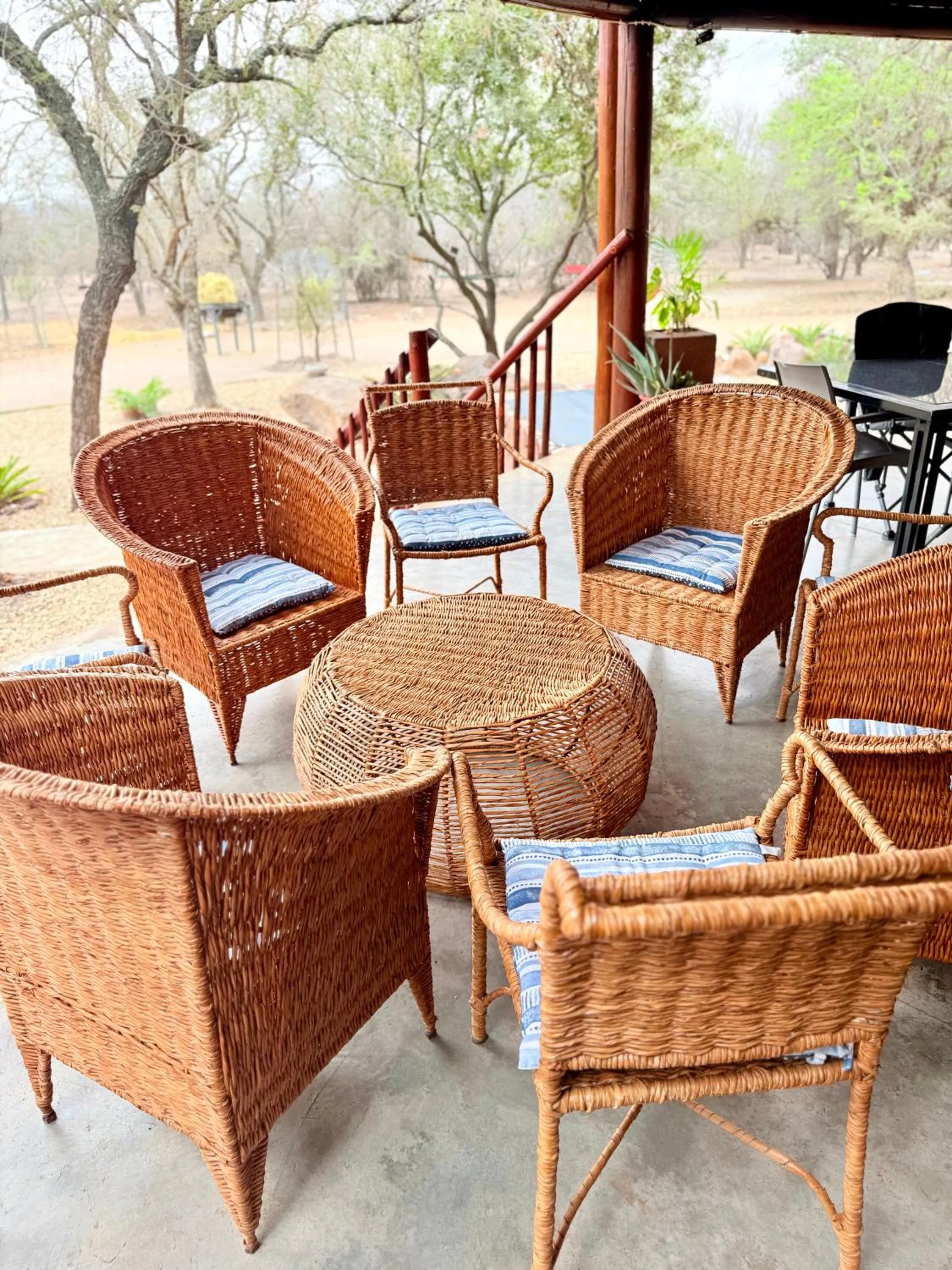 Patio in Zaganaga Kruger Lodge