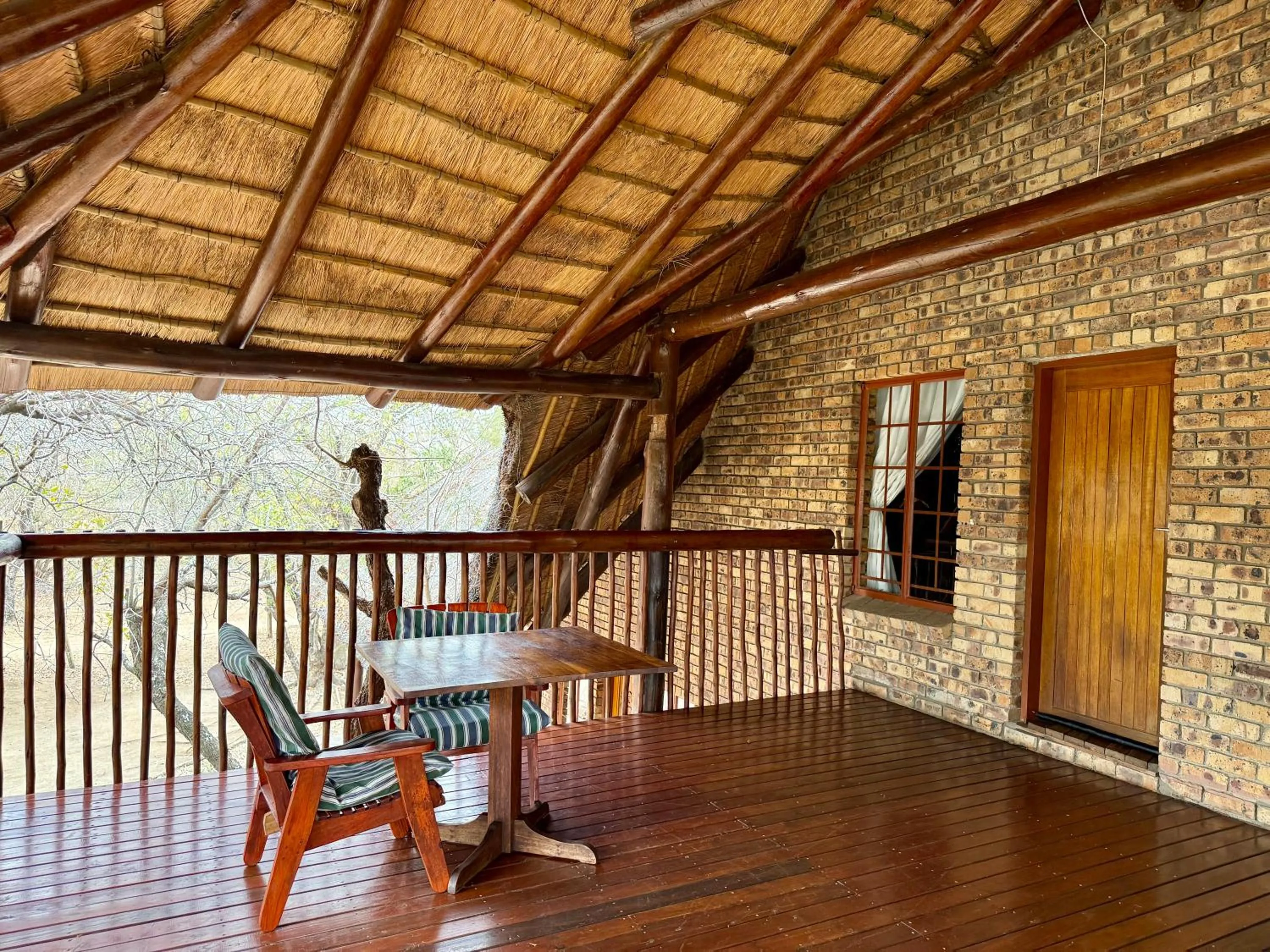 Patio in Zaganaga Kruger Lodge