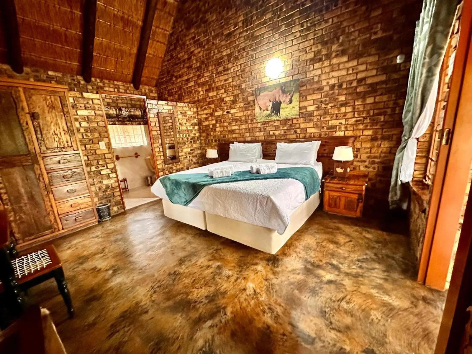 Bed in Zaganaga Kruger Lodge