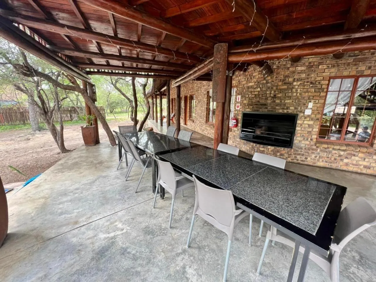 BBQ facilities in Zaganaga Kruger Lodge