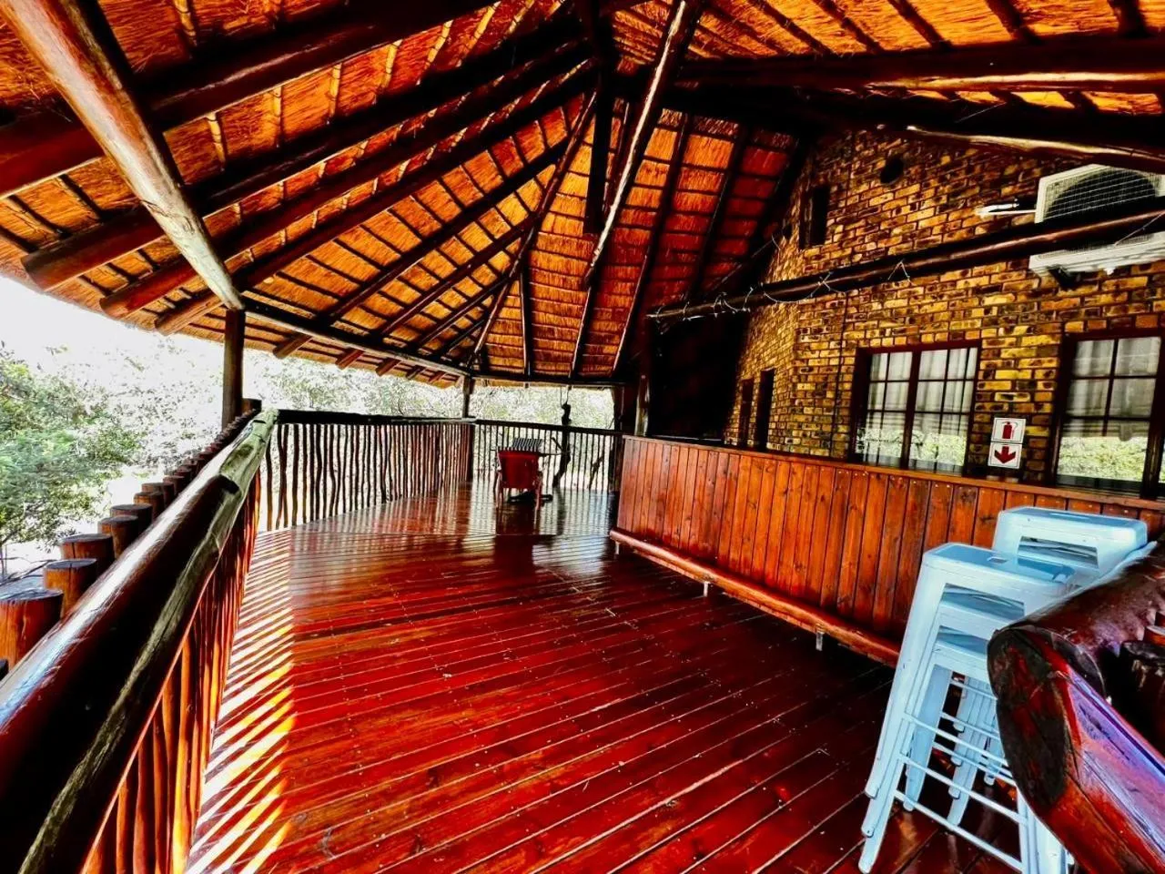 Patio in Zaganaga Kruger Lodge