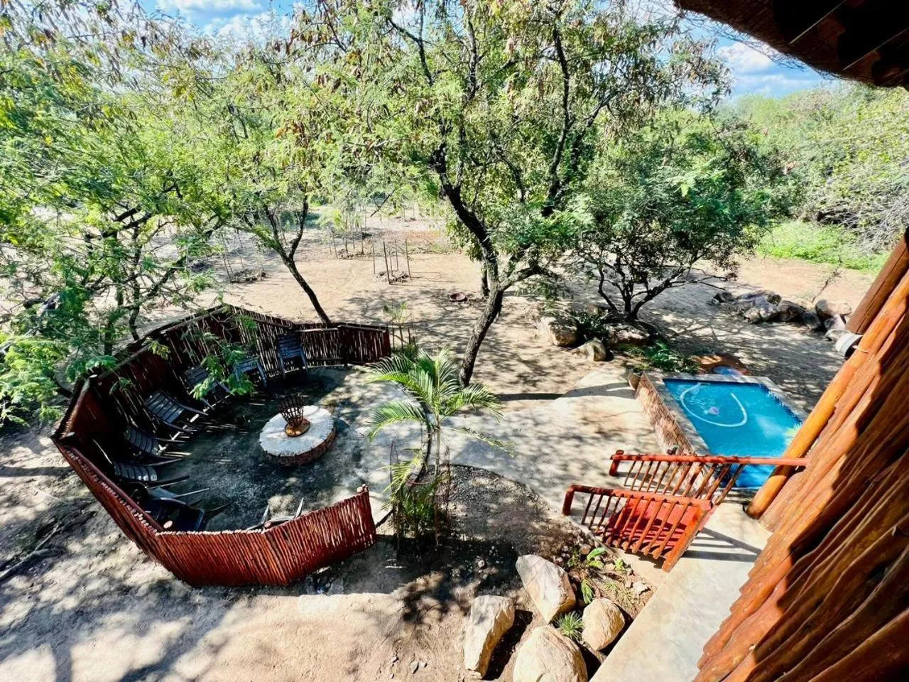 Garden in Zaganaga Kruger Lodge