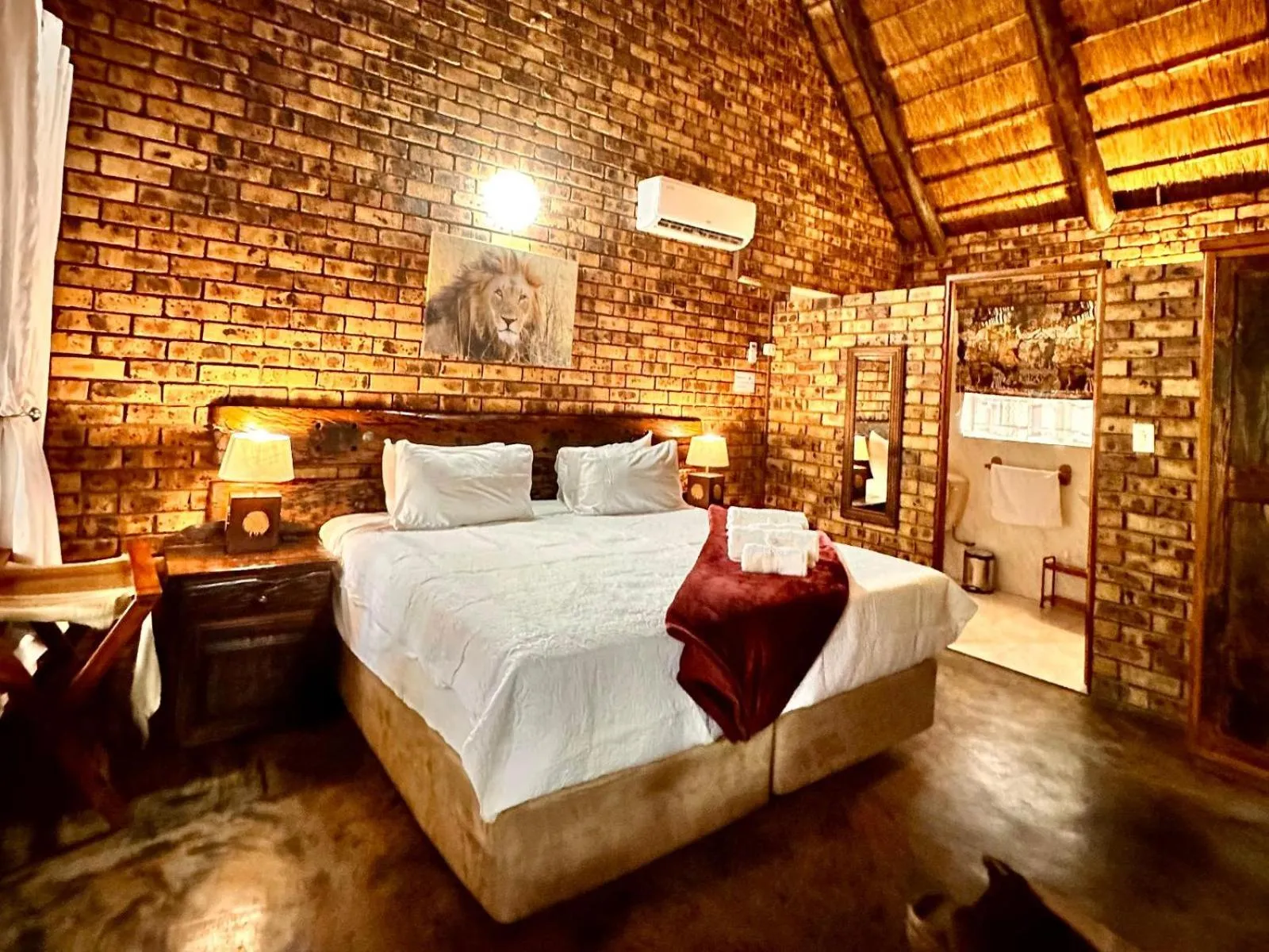 Bed in Zaganaga Kruger Lodge
