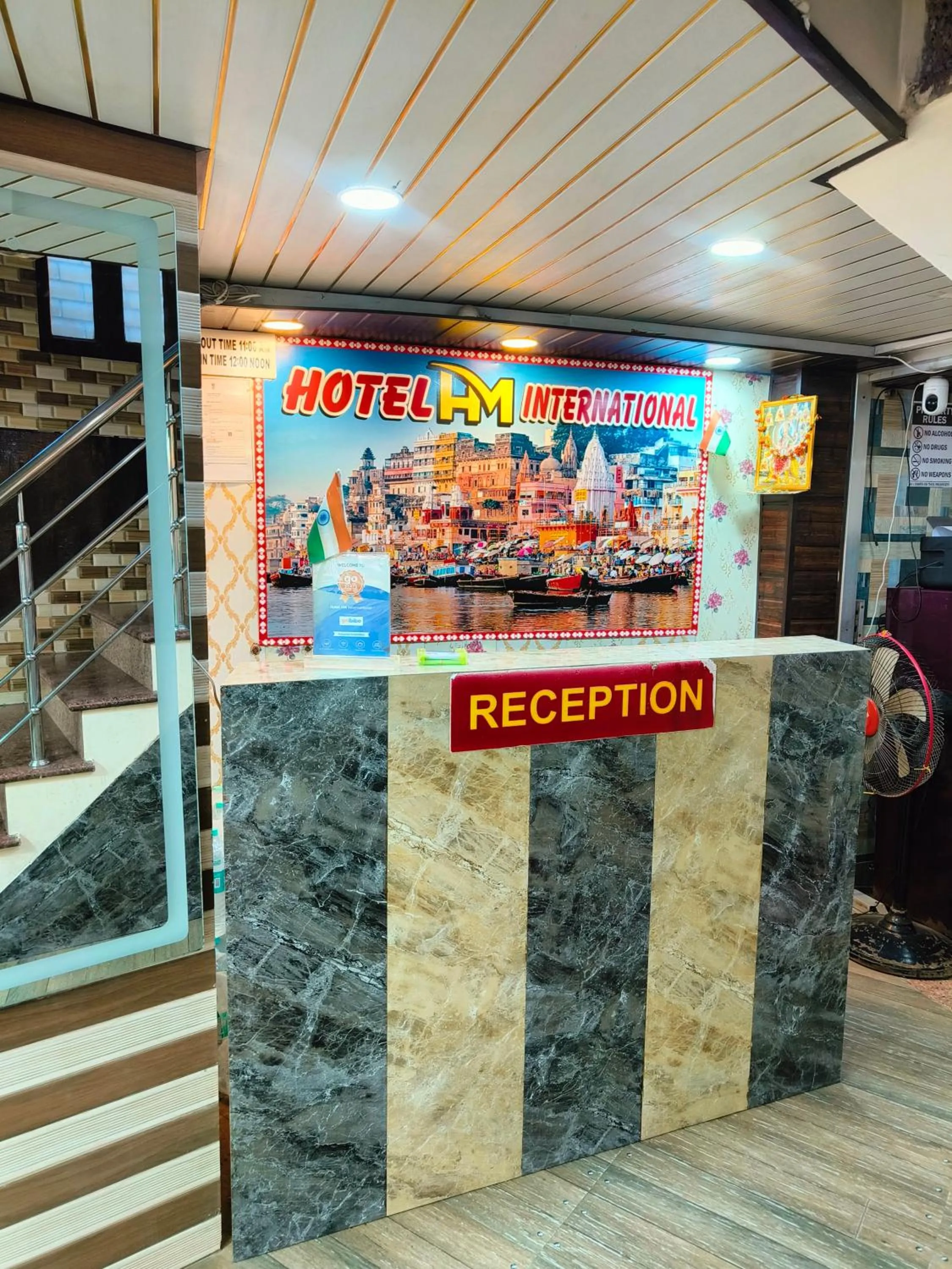 Property logo or sign in Hotel HM International