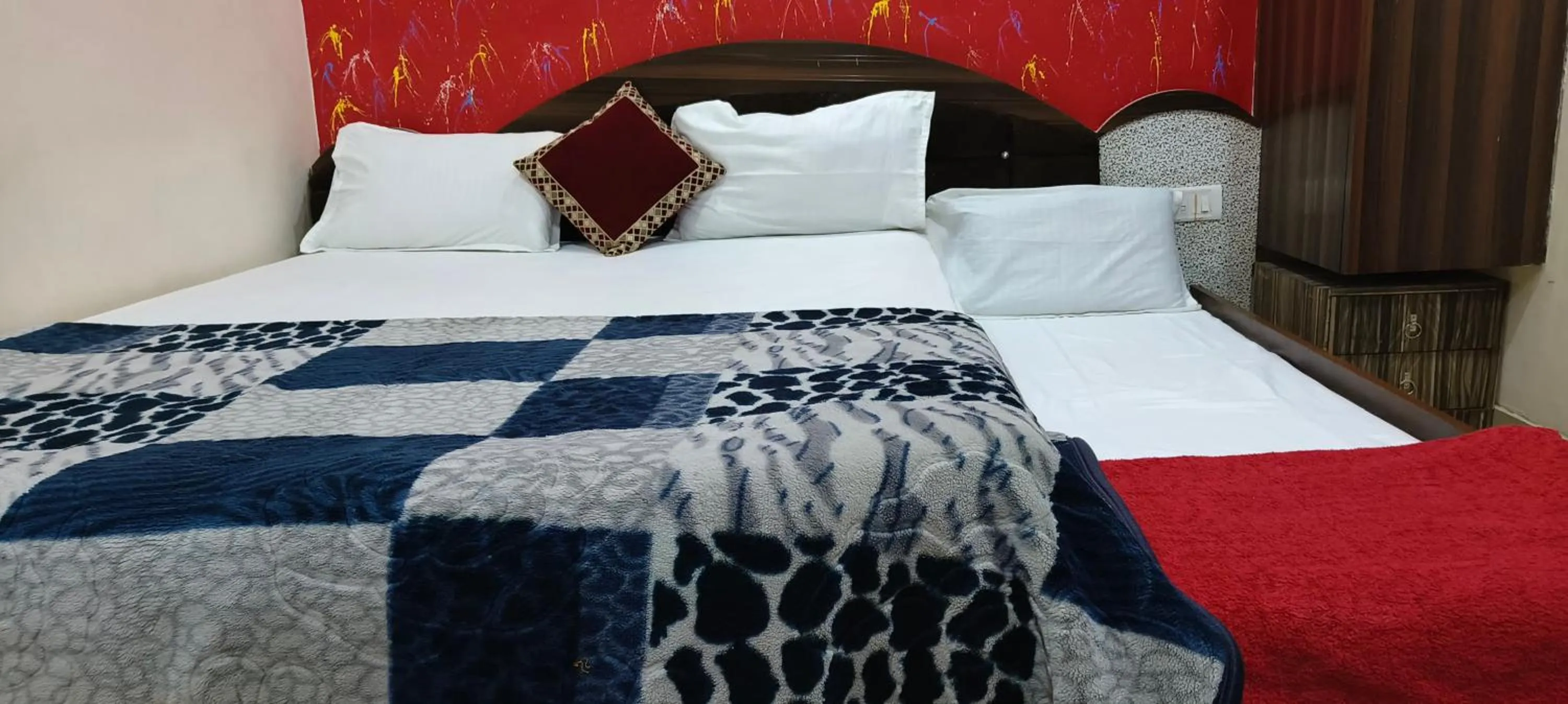 Bed in Hotel HM International