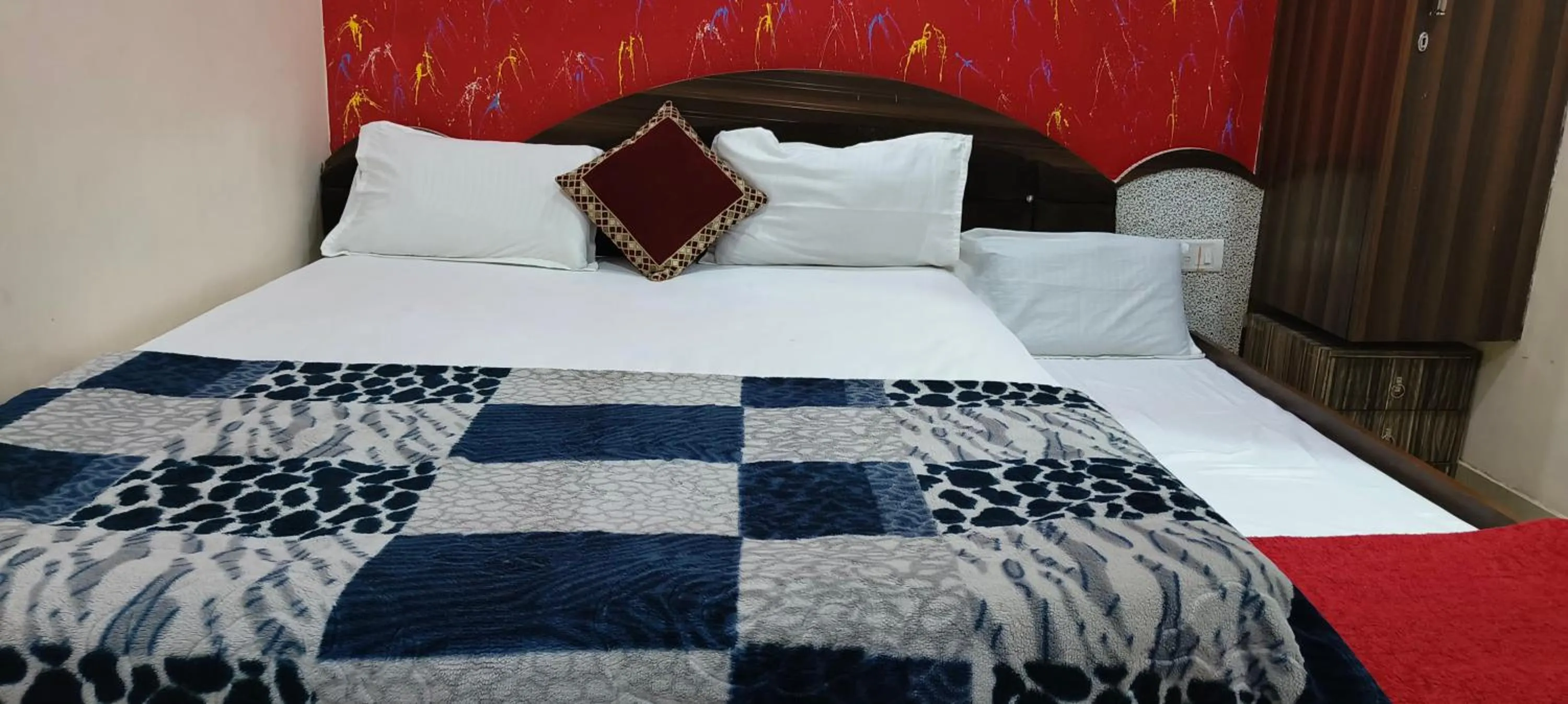 Bed in Hotel HM International