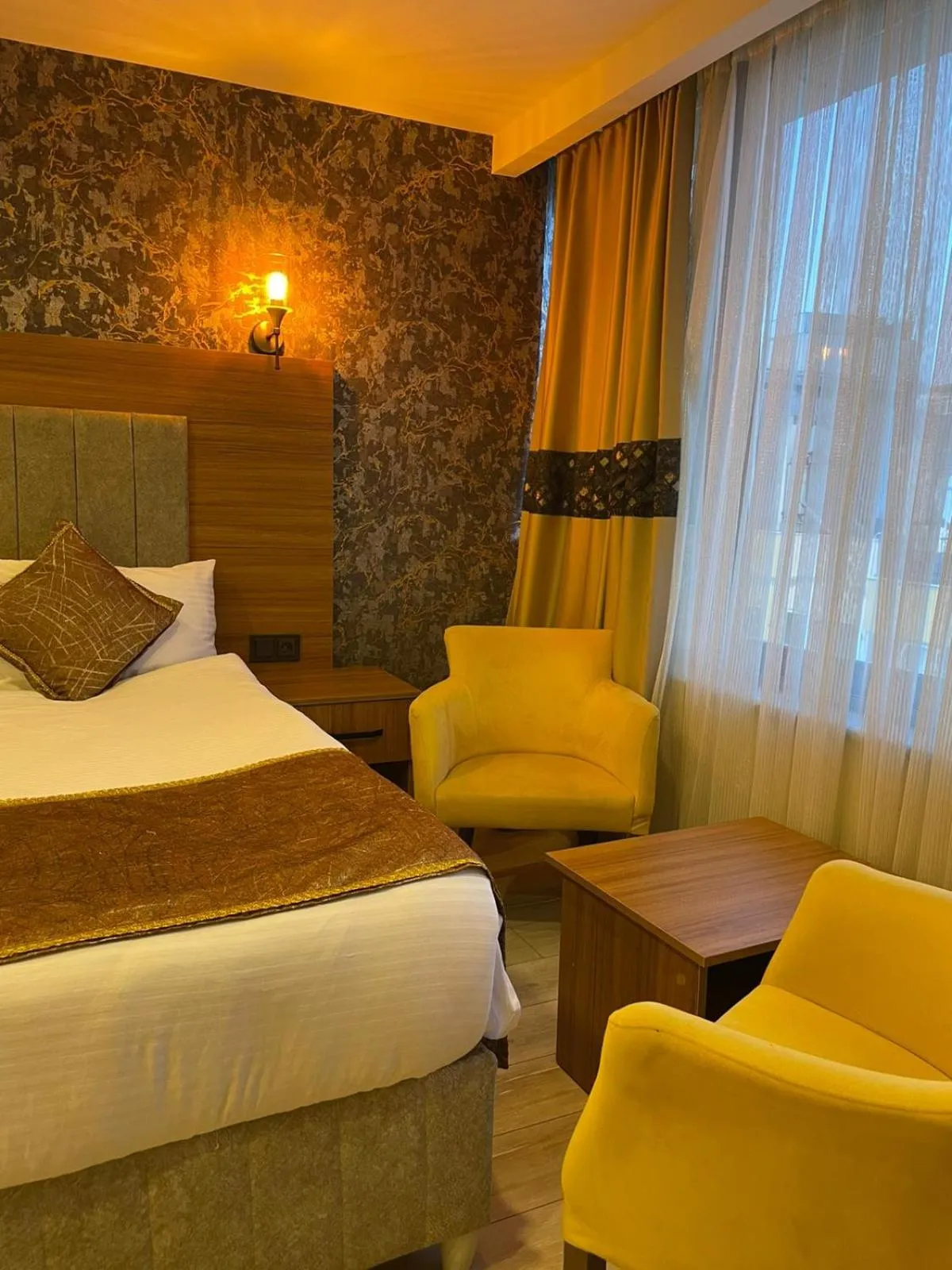 Bed in Golden Lux Hotel Antalya