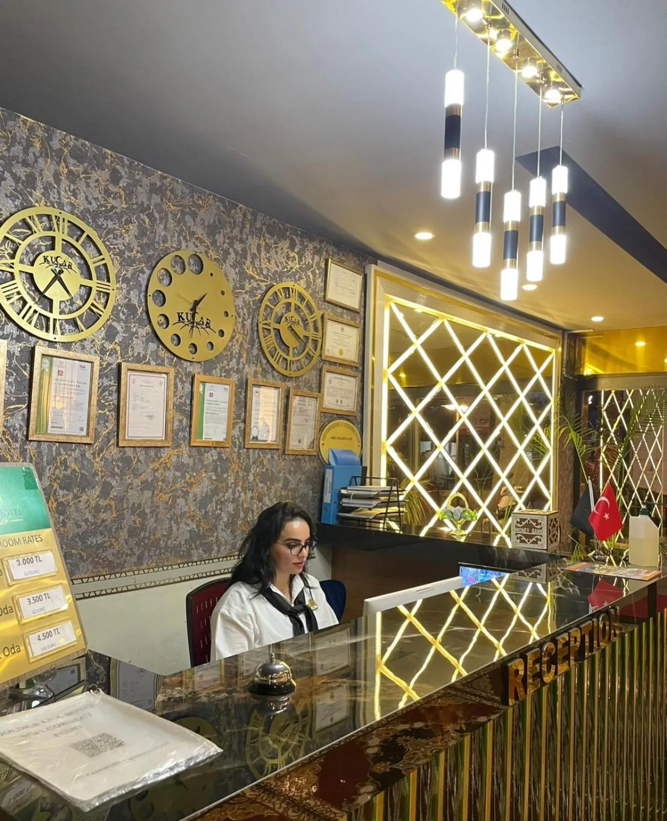 Lobby or reception in Golden Lux Hotel Antalya