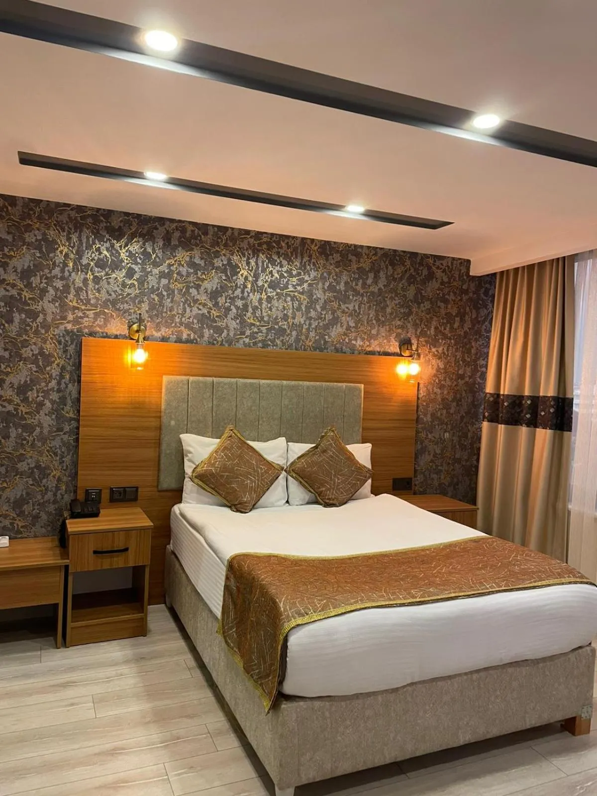 Bed in Golden Lux Hotel Antalya