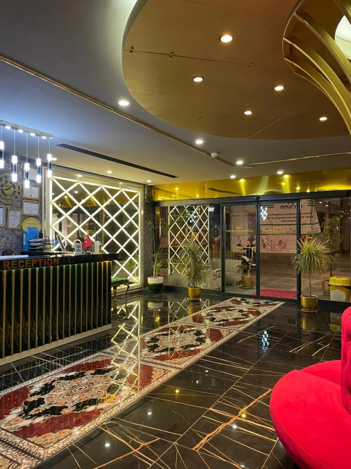 Lobby or reception in Golden Lux Hotel Antalya
