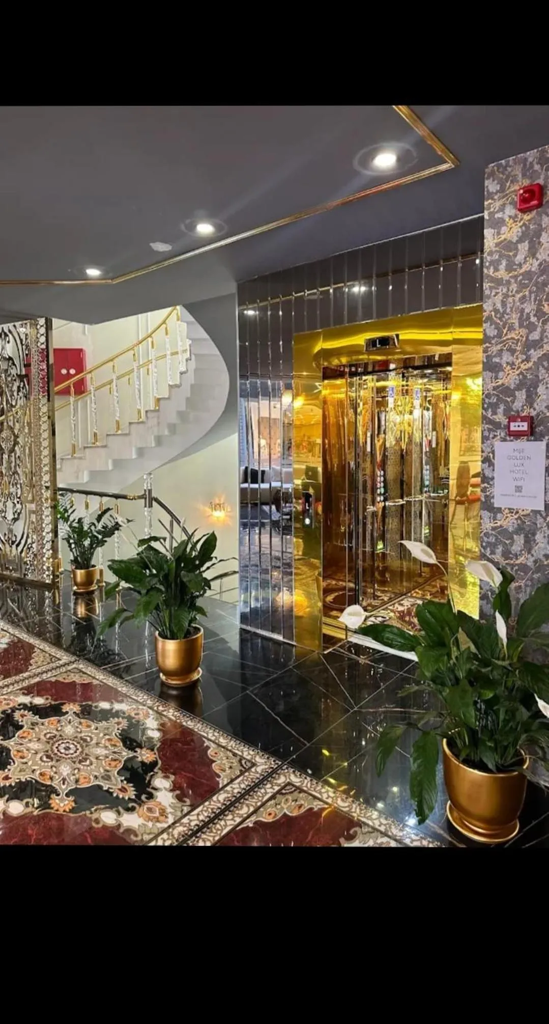 elevator in Golden Lux Hotel Antalya