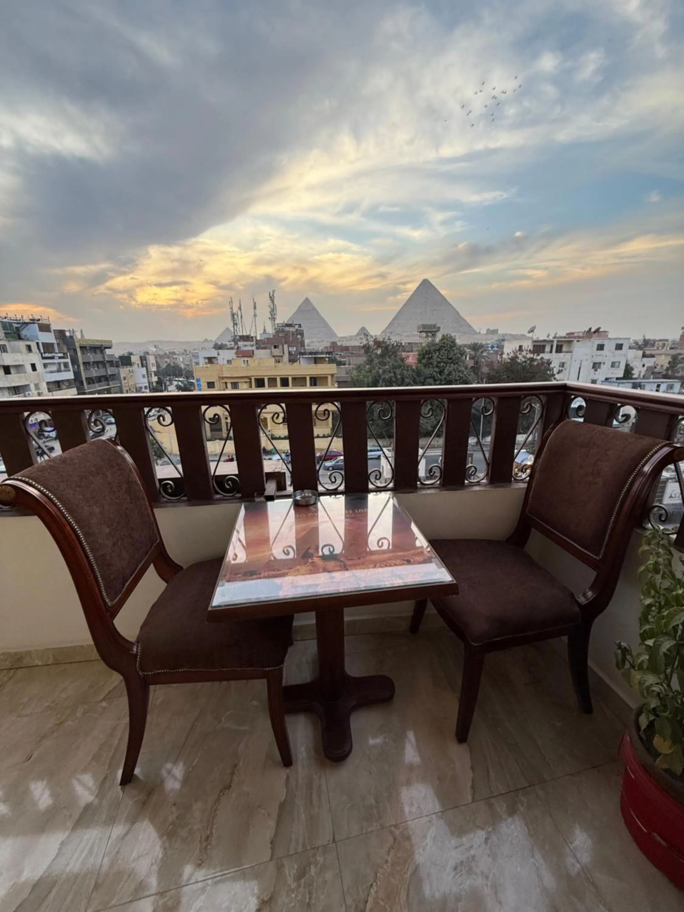 Balcony/Terrace in Flower Pyramids Inn