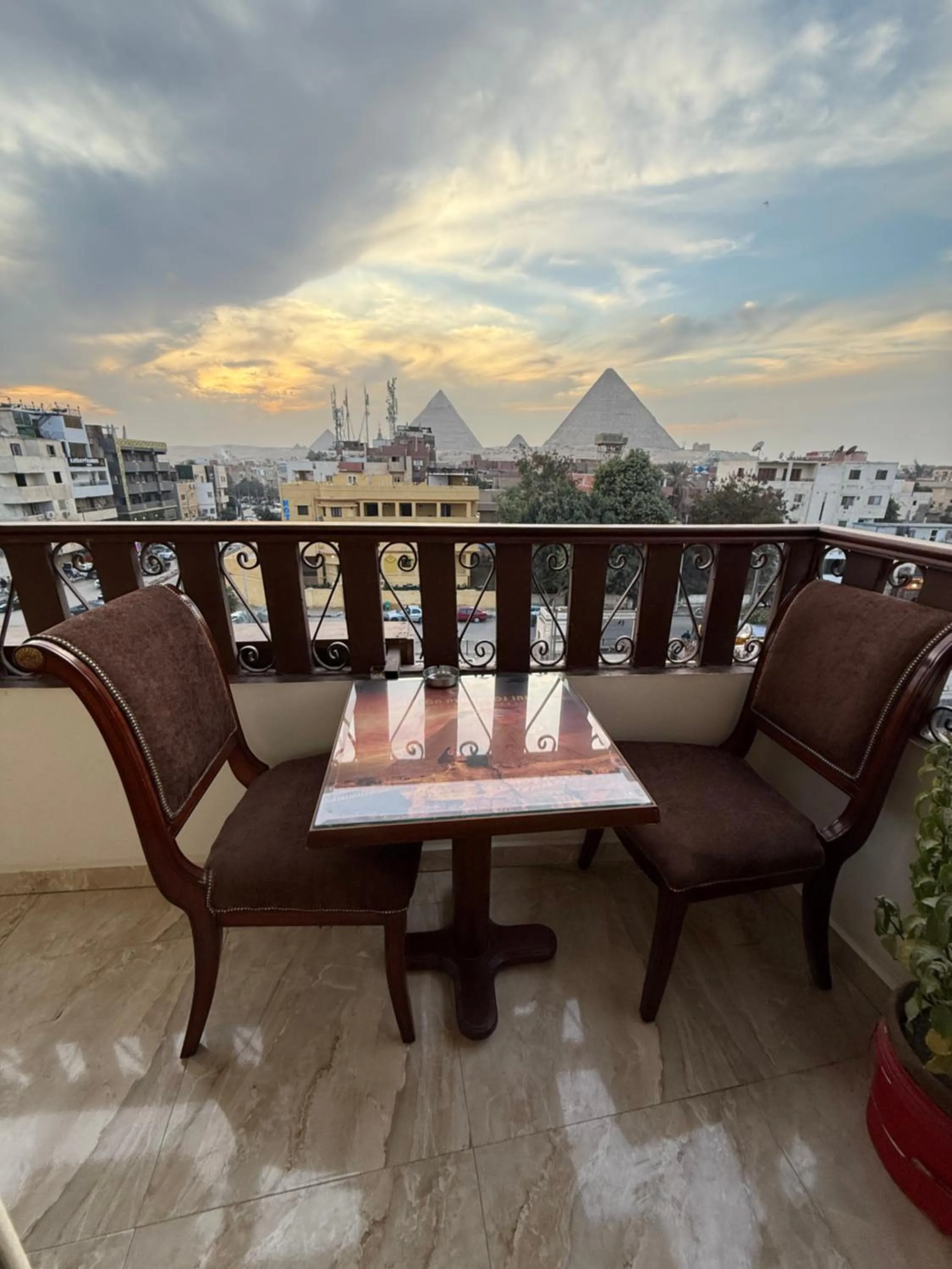 Balcony/Terrace in Flower Pyramids Inn